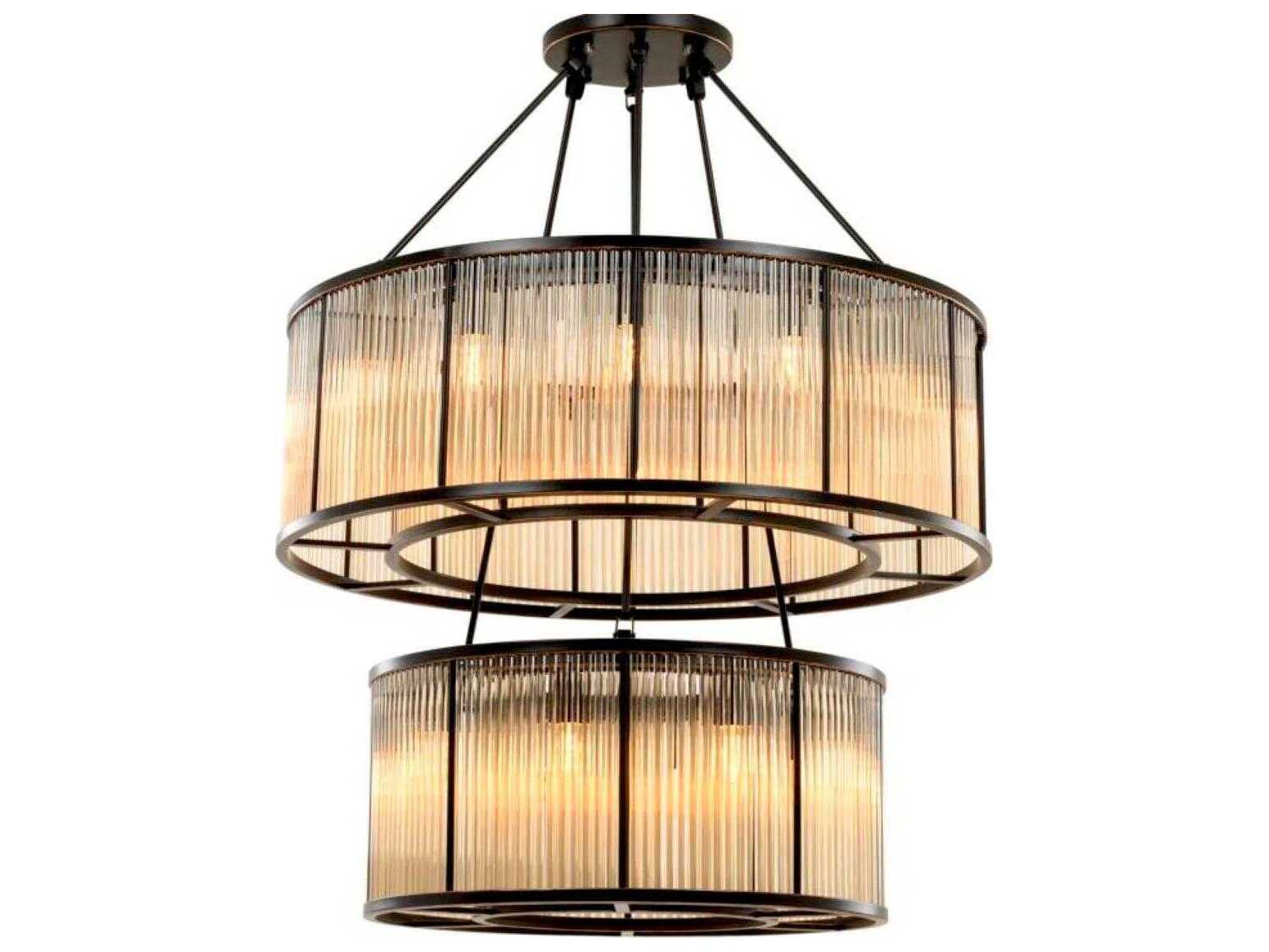 Eichholtz Bernardi Bronze Highlight Chandelier