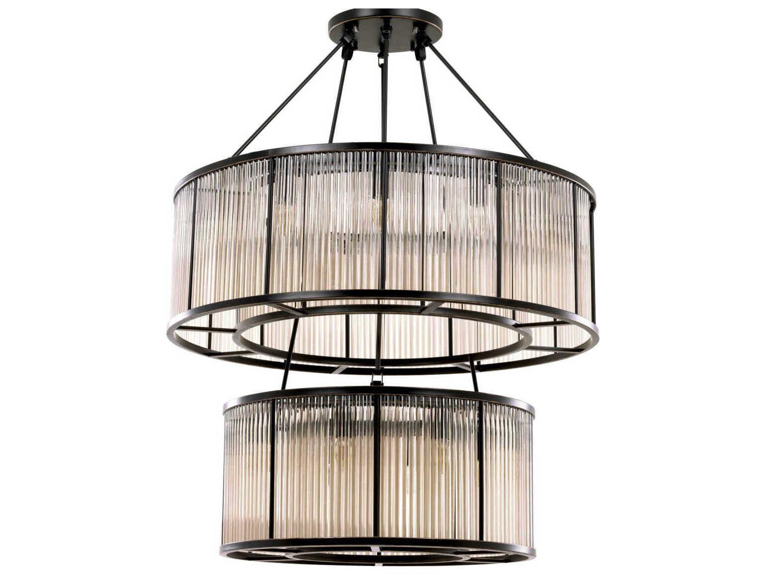 Eichholtz Bernardi Bronze Highlight Chandelier