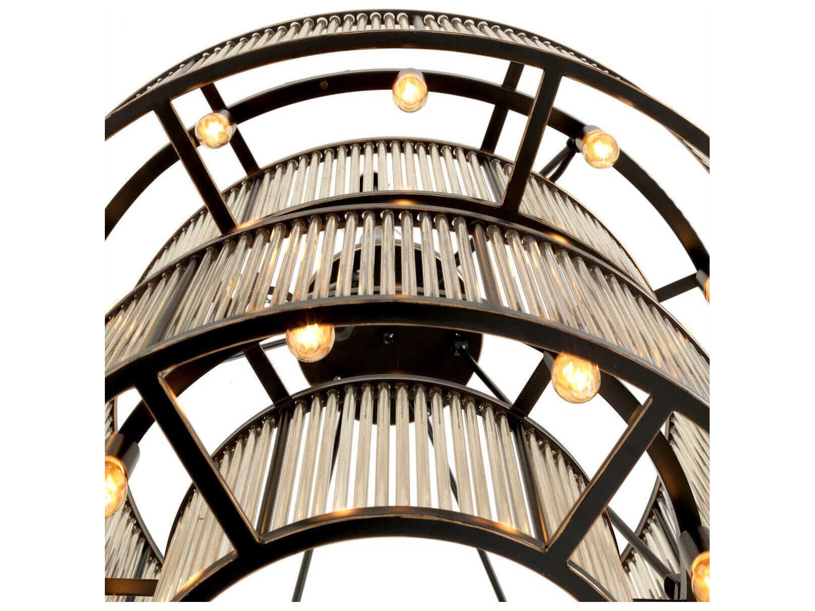 Eichholtz Bernardi Bronze Highlight Chandelier