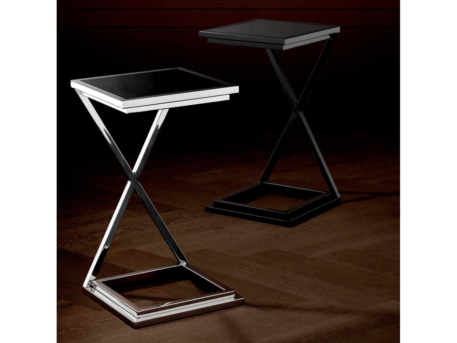 Eichholtz Cross Gunmetal Side Table