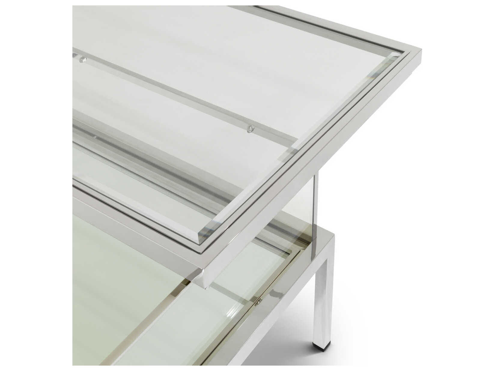 Eichholtz Harvey Rectangular Polished Ss Coffee Table