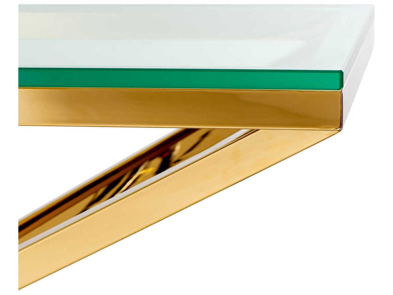 Eichholtz Connor L Gold Console Table