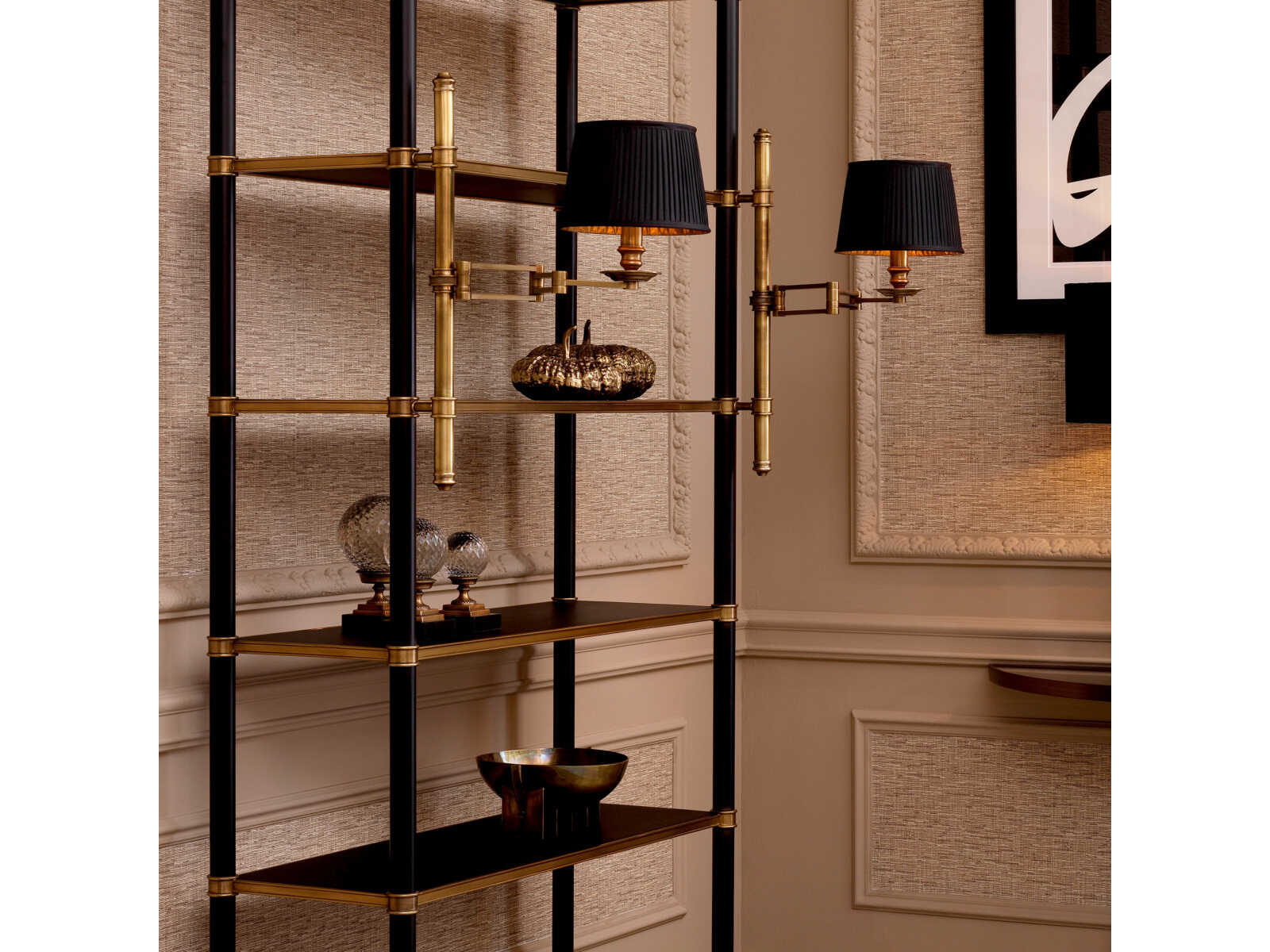 Eichholtz Divani Vintage Brass Object Set of 3