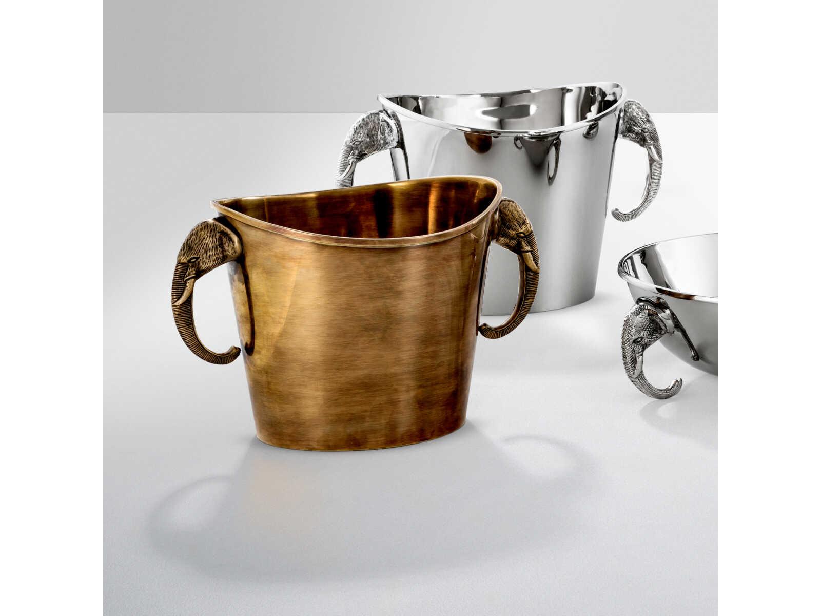 Eichholtz Maharaja Vintage Brass Wine Cooler