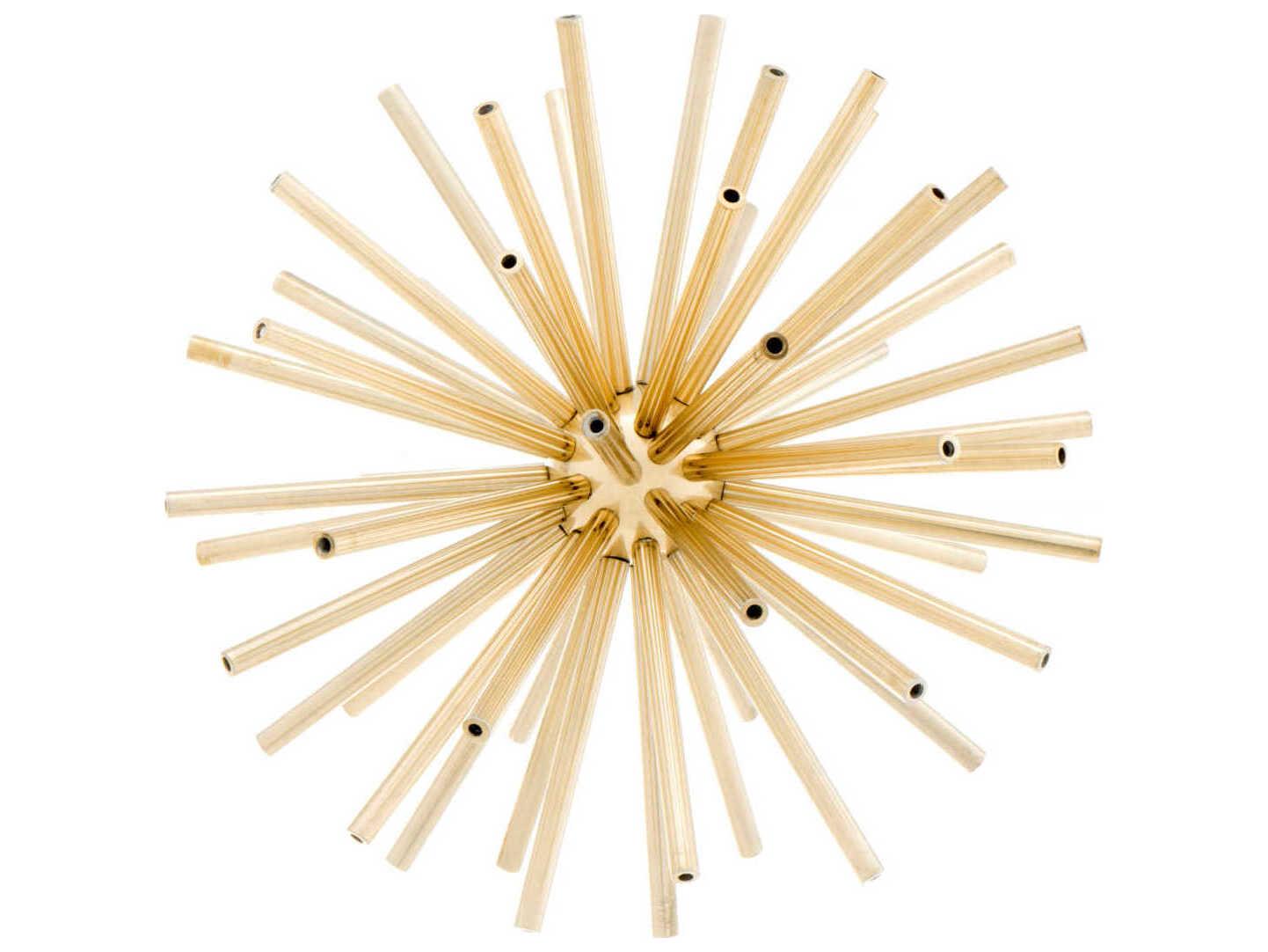 Eichholtz Meteor Polished Brass Object Set of 3