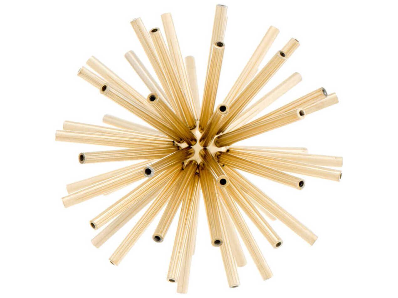 Eichholtz Meteor Polished Brass Object Set of 3