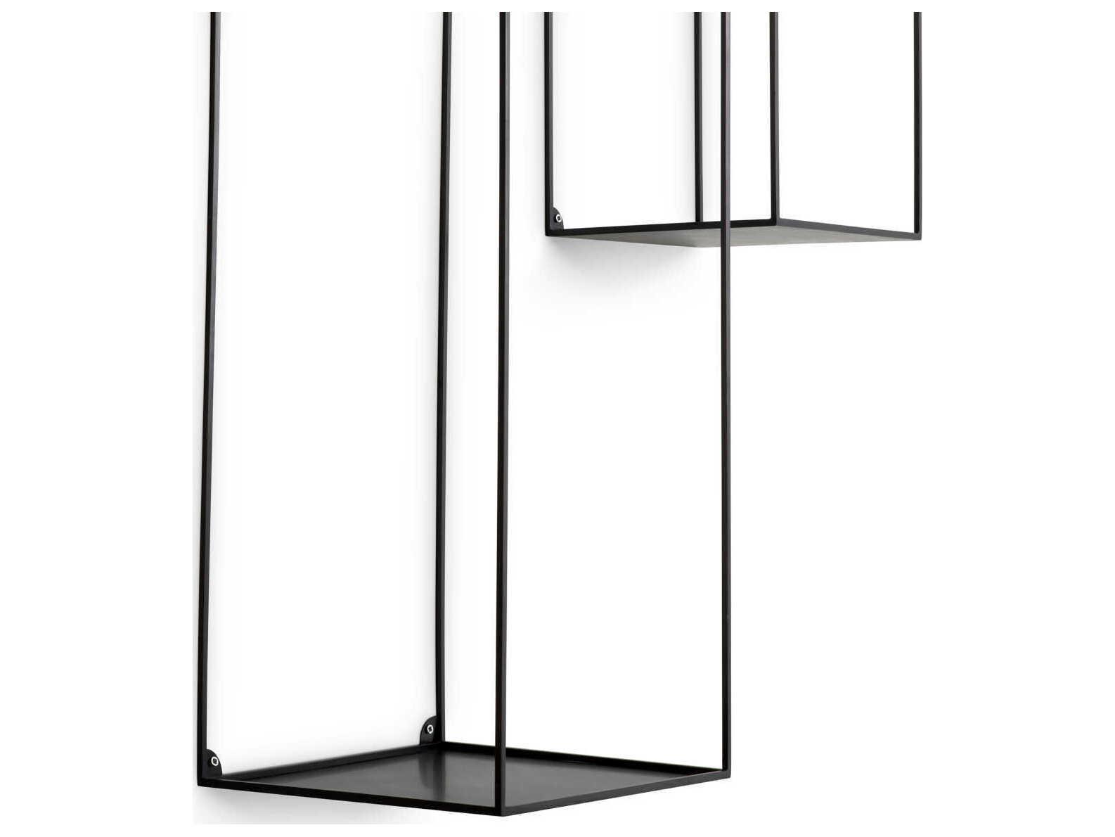 Eichholtz Deco Rectangular Bronze Set of 2 Wall Rack