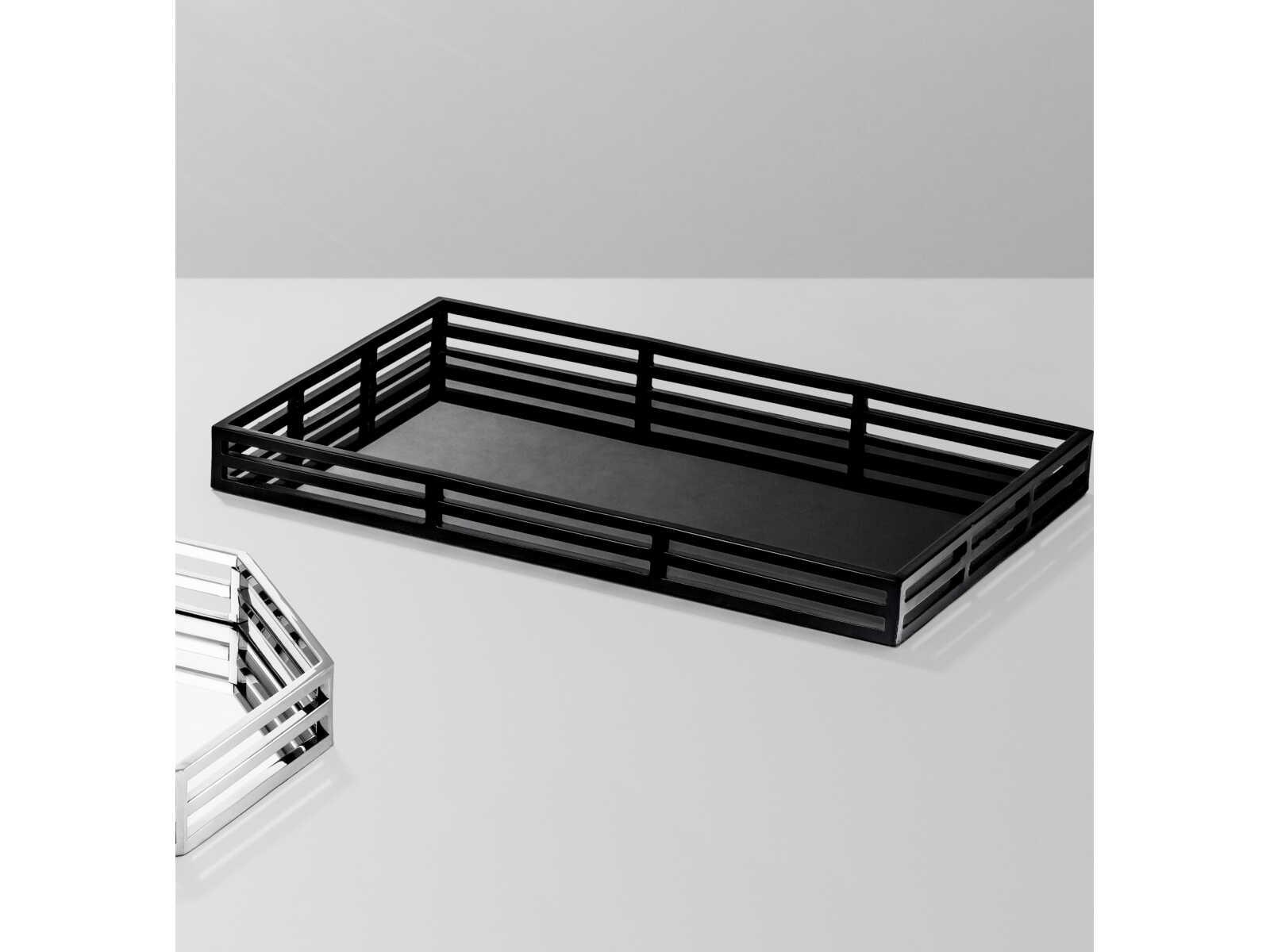 Eichholtz Giacomo Black Rectangular Tray