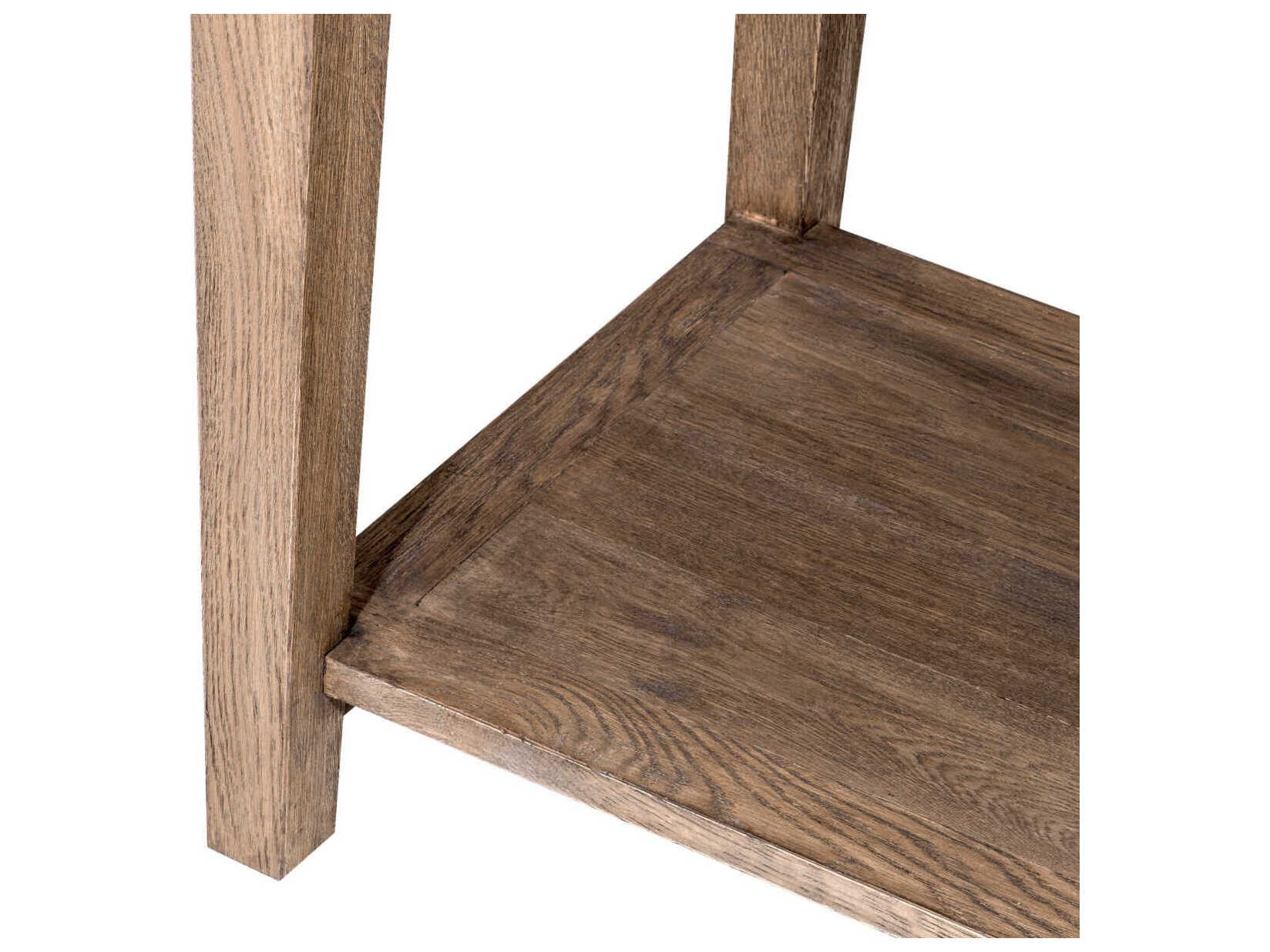 Eichholtz Military Smoked Oak Console Table