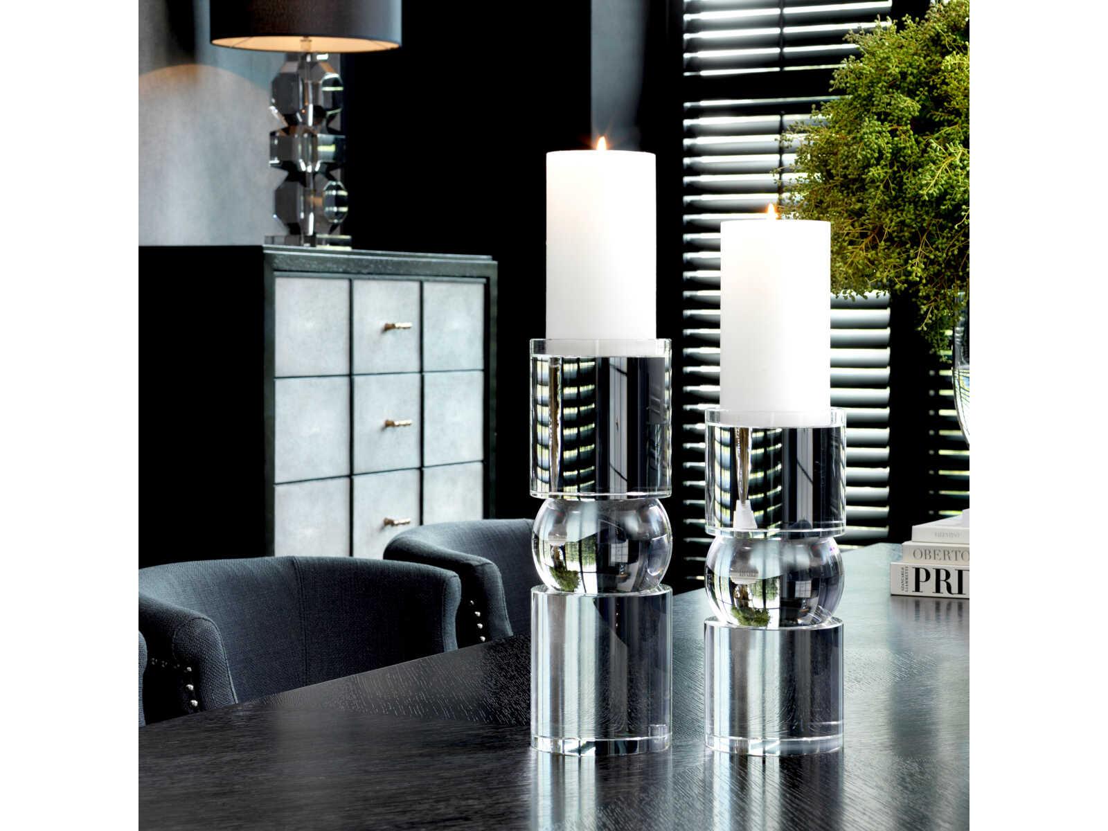 Eichholtz Earls Court L Crystal Candle Holder