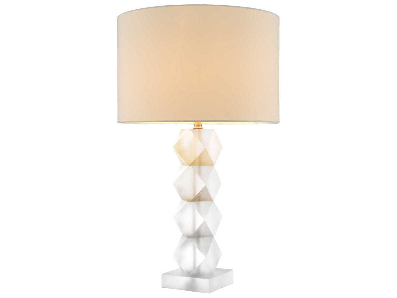 Eichholtz Whealon Frosted Crystal Incl Shade Table Lamp
