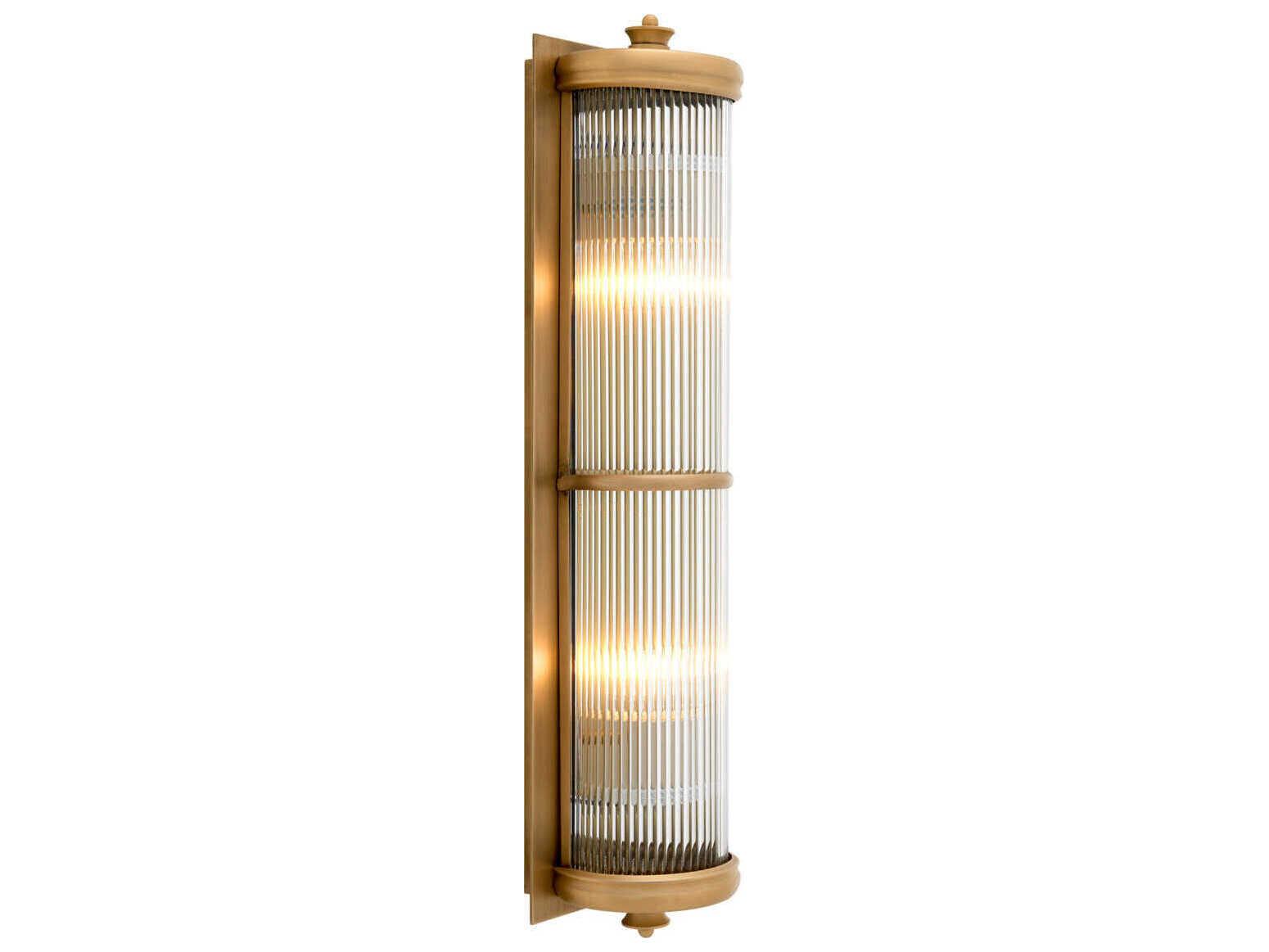 Eichholtz Glorious Xl Matte Brass Wall Lamp