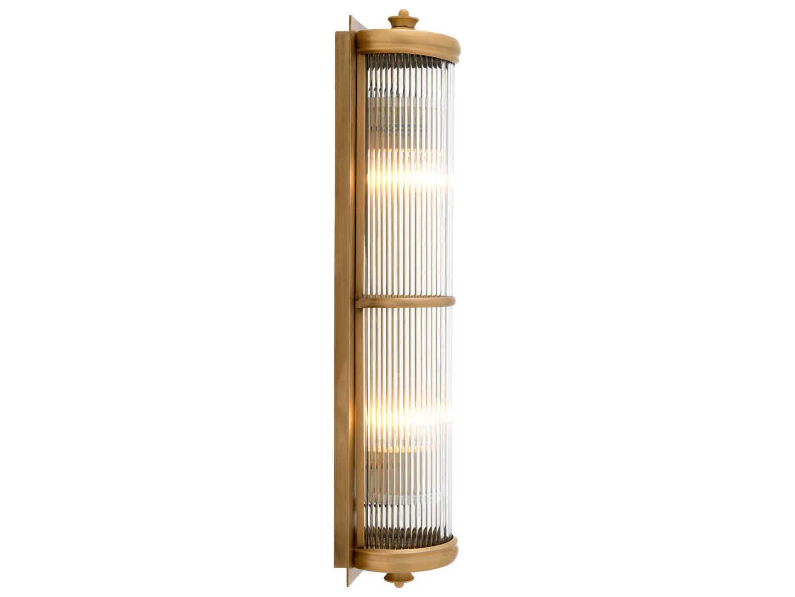 Eichholtz Glorious Xl Matte Brass Wall Lamp