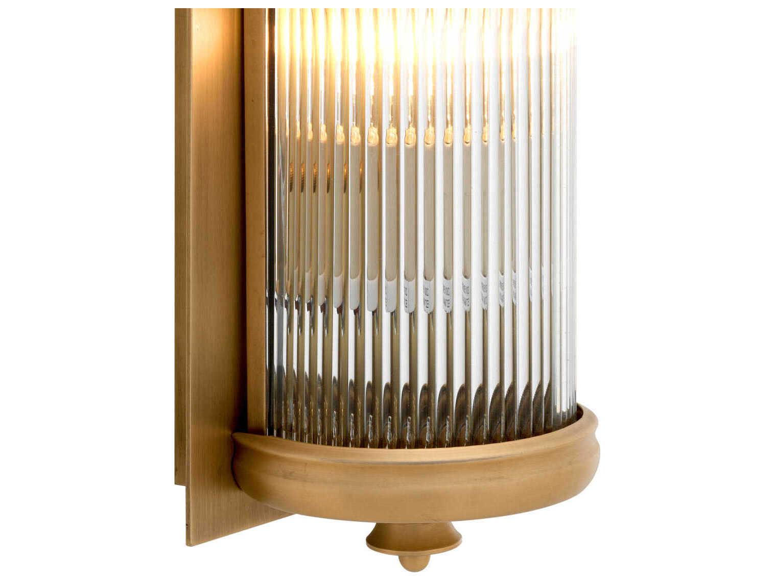 Eichholtz Glorious Xl Matte Brass Wall Lamp
