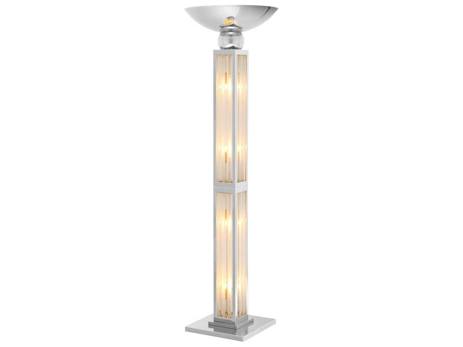 Eichholtz Dorrell Nickel Floor Lamp