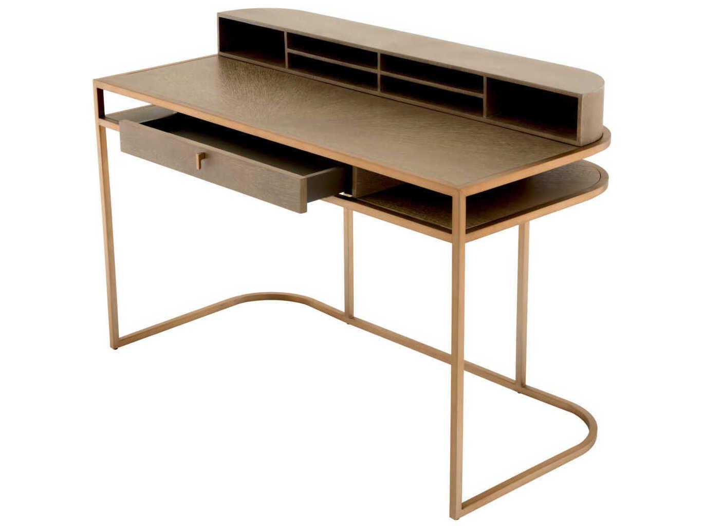 Eichholtz Highland Washed Oak Veneer Desk