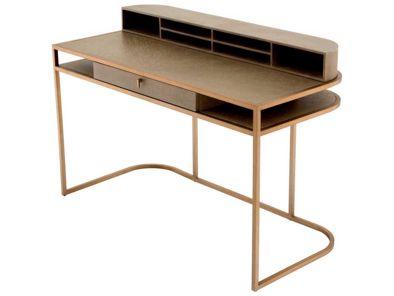 Eichholtz Highland Washed Oak Veneer Desk