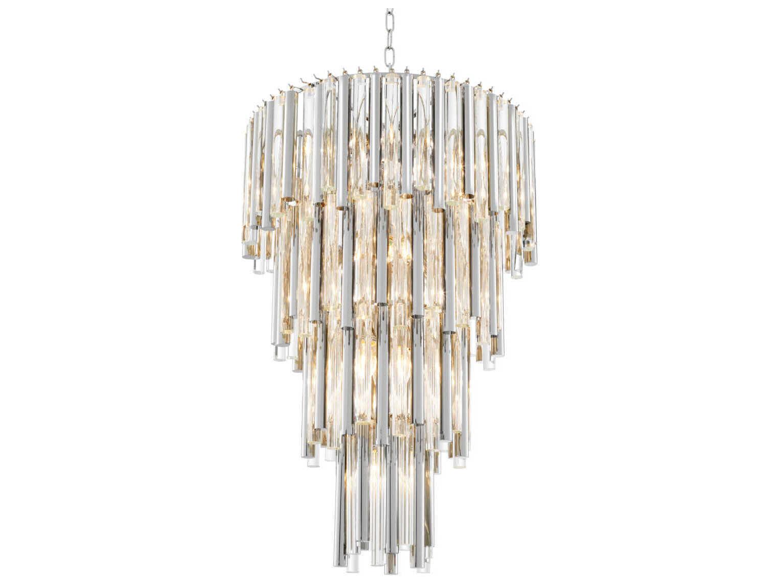Eichholtz Gigi L Nickel Chandelier