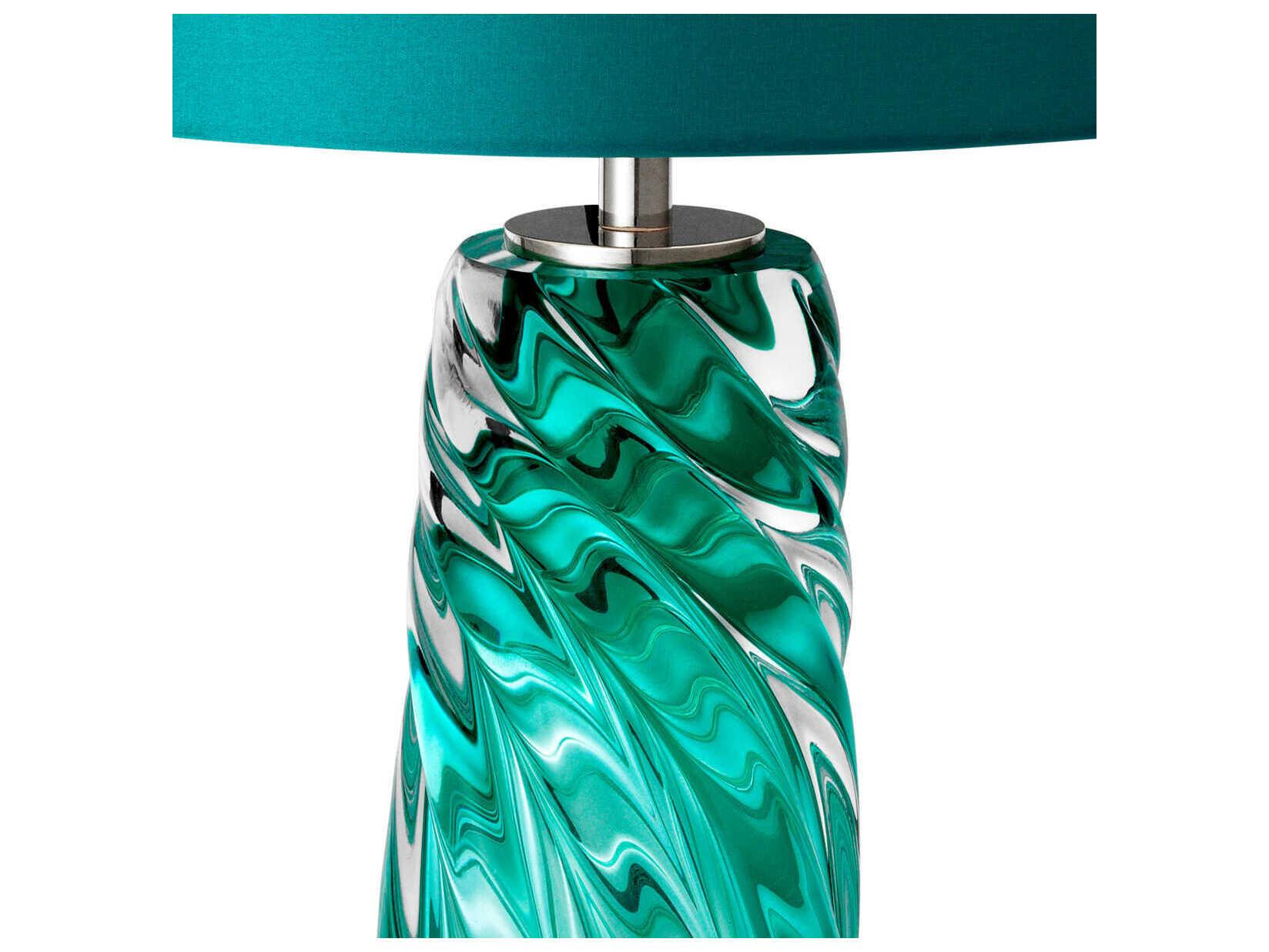 Eichholtz Barron Turquoise French Wiring Table Lamp