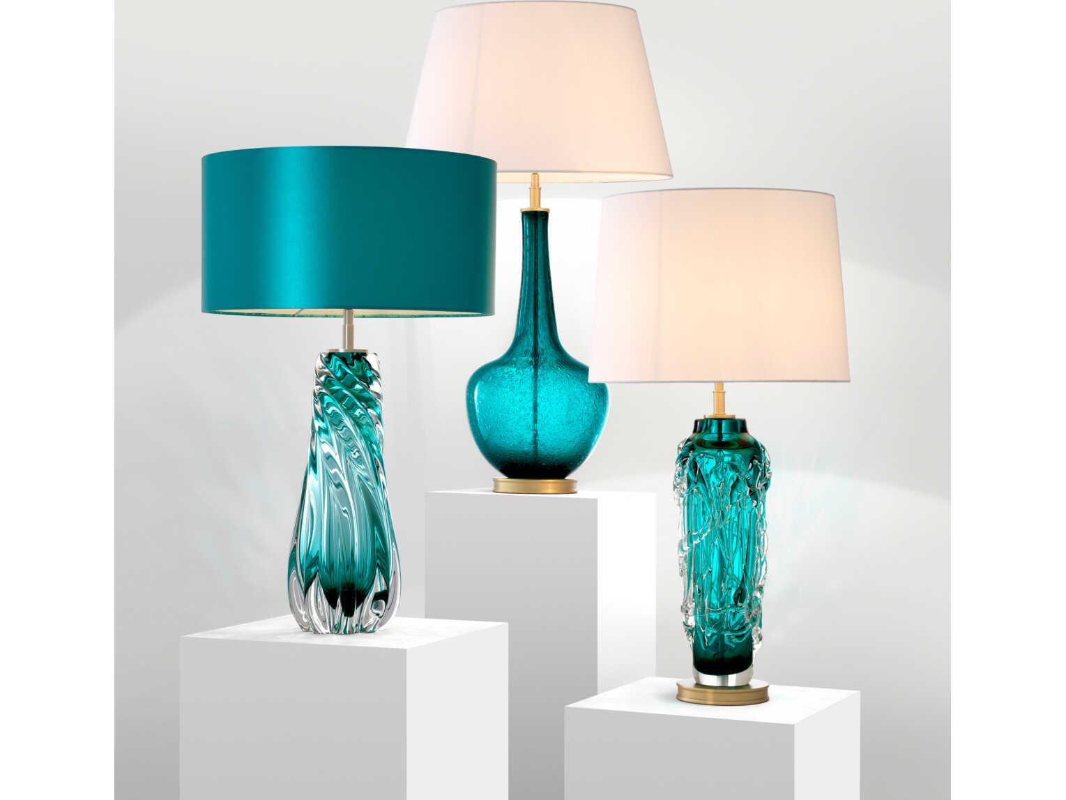 Eichholtz Barron Turquoise French Wiring Table Lamp