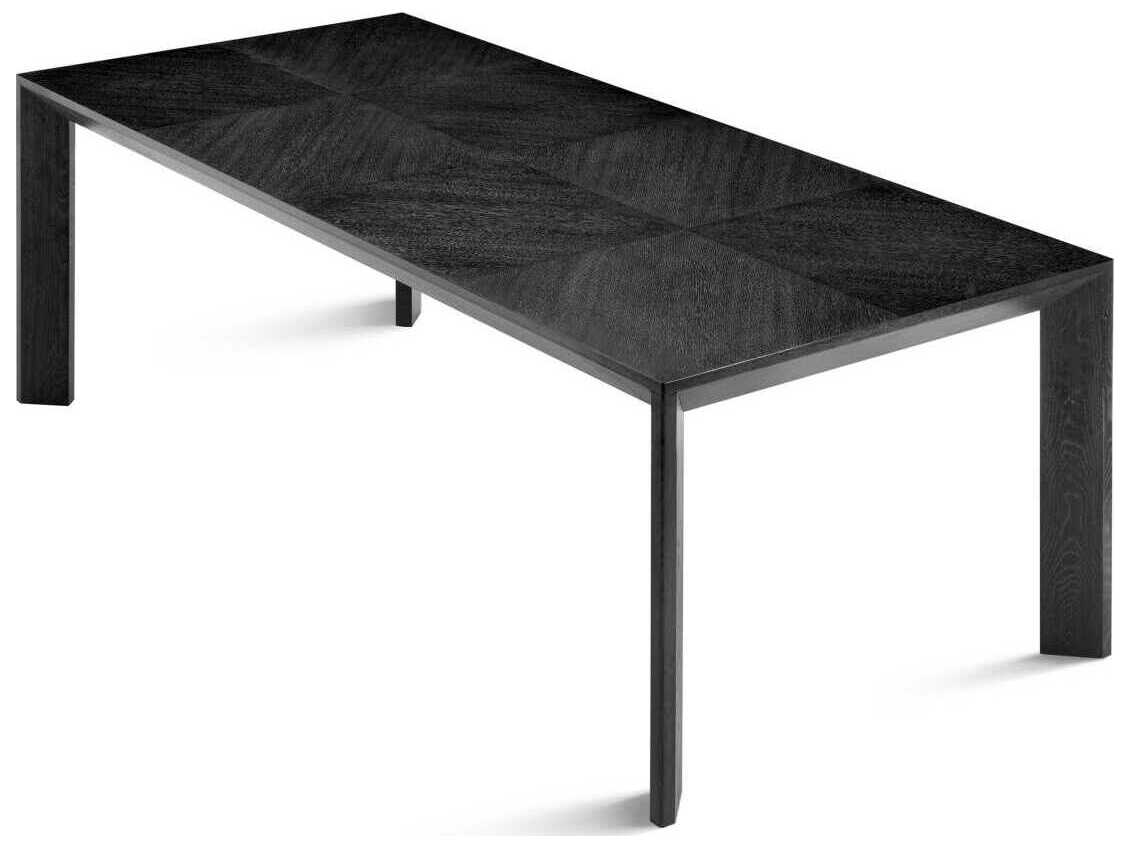 Eichholtz Tremont Charcoal Grey Oak Veneer Dining Table