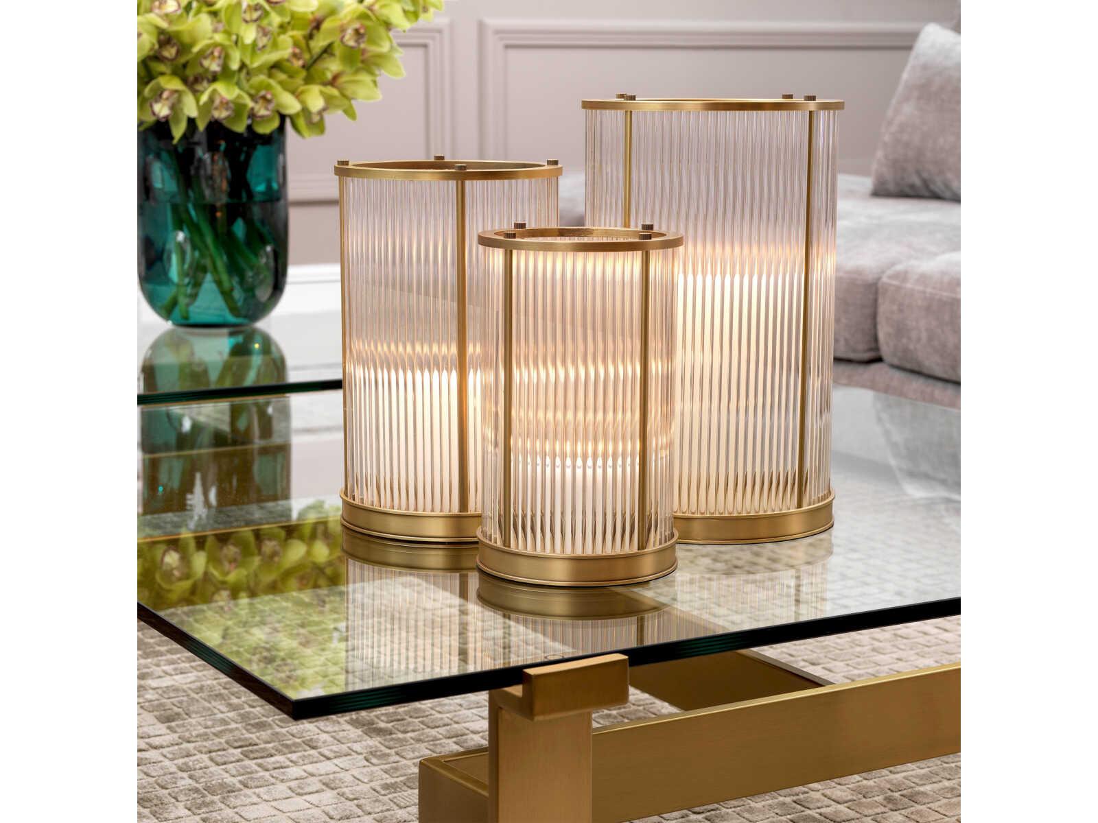 Eichholtz Mayson L Antique Brass Hurricane