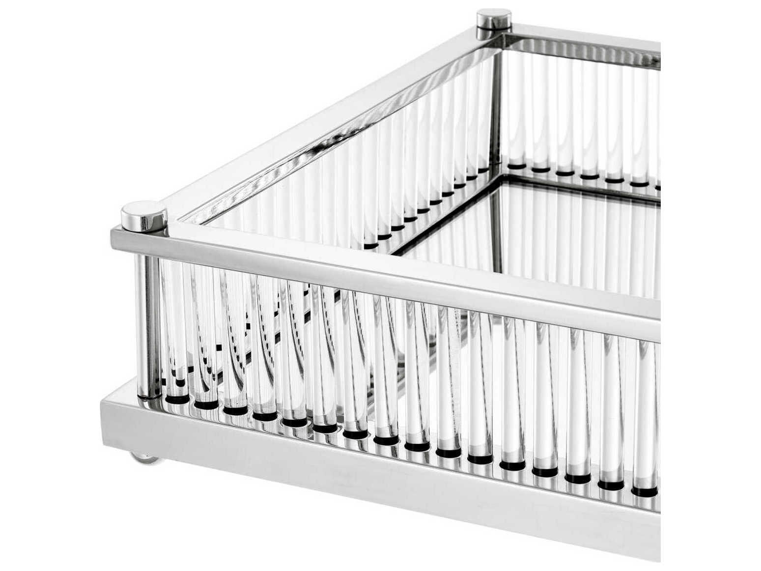 Eichholtz Cora Rectangular Nickel Tray