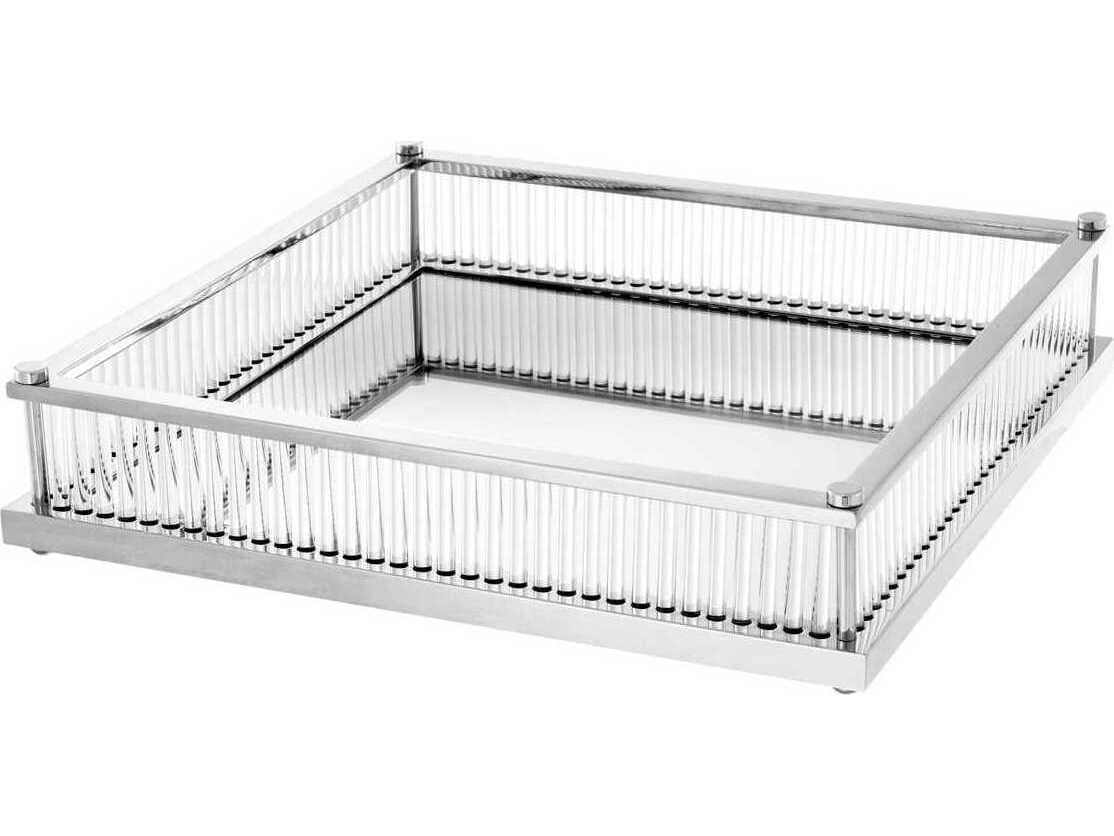 Eichholtz Cora Square Nickel Tray