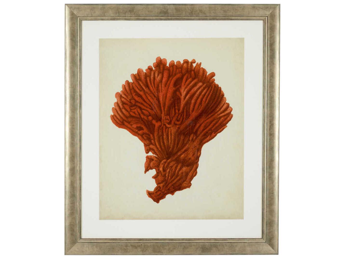 Eichholtz Set of 6 Print Antique Red Corals
