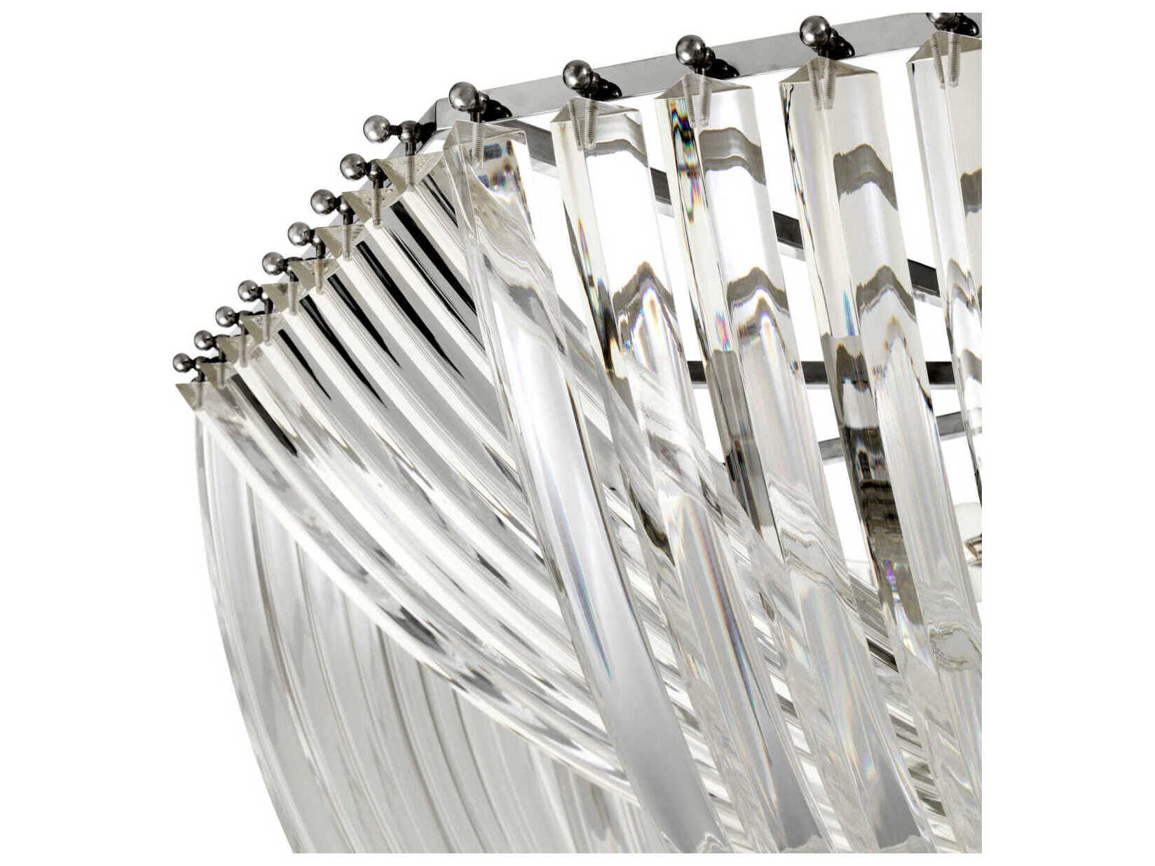 Eichholtz Hyeres Nickel Ceiling Lamp