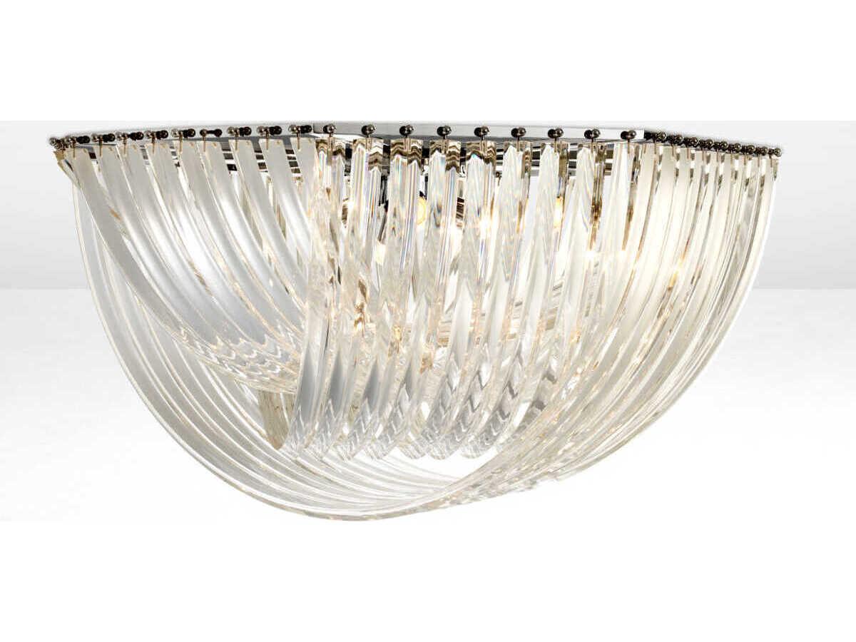 Eichholtz Hyeres Nickel Ceiling Lamp