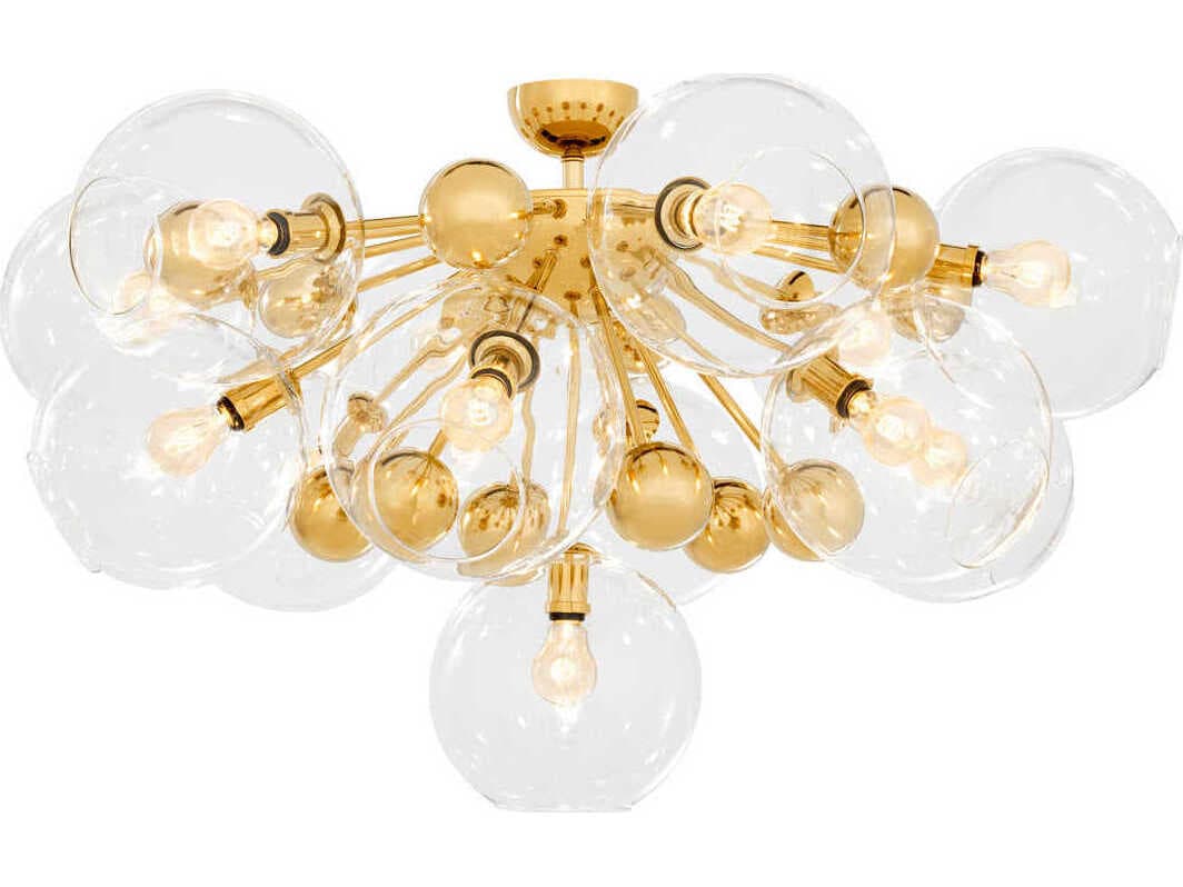 Eichholtz Soleil Gold Ceiling Lamp