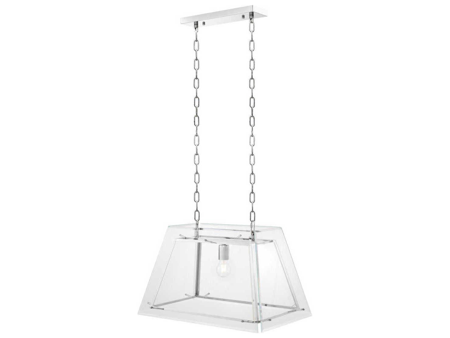 Eichholtz Azure S Nickel Bevelled Glass Chandelier