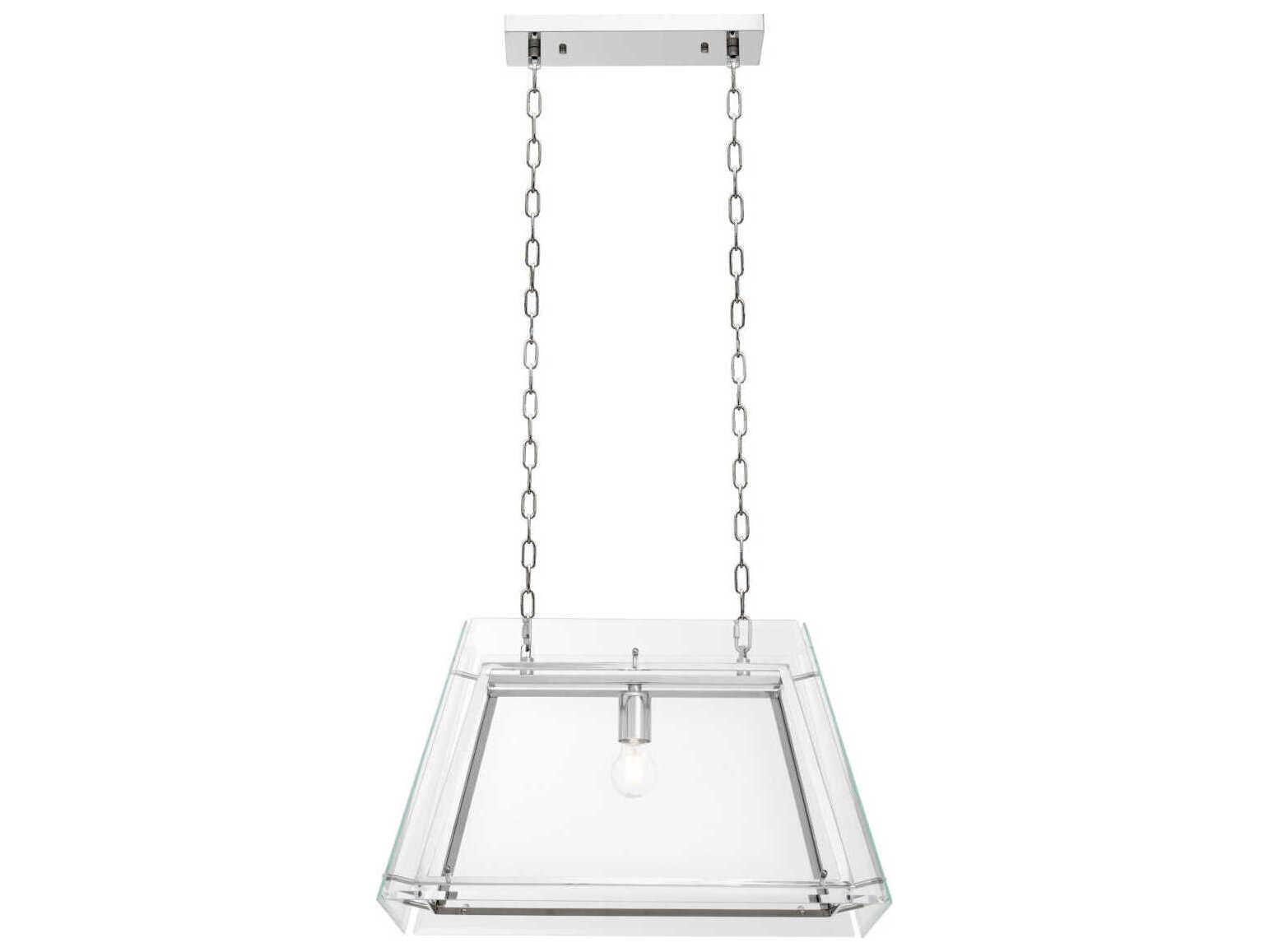 Eichholtz Azure S Nickel Bevelled Glass Chandelier