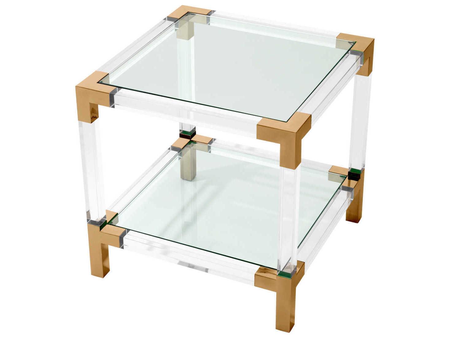 Eichholtz Royalton Brushed Brass Side Table