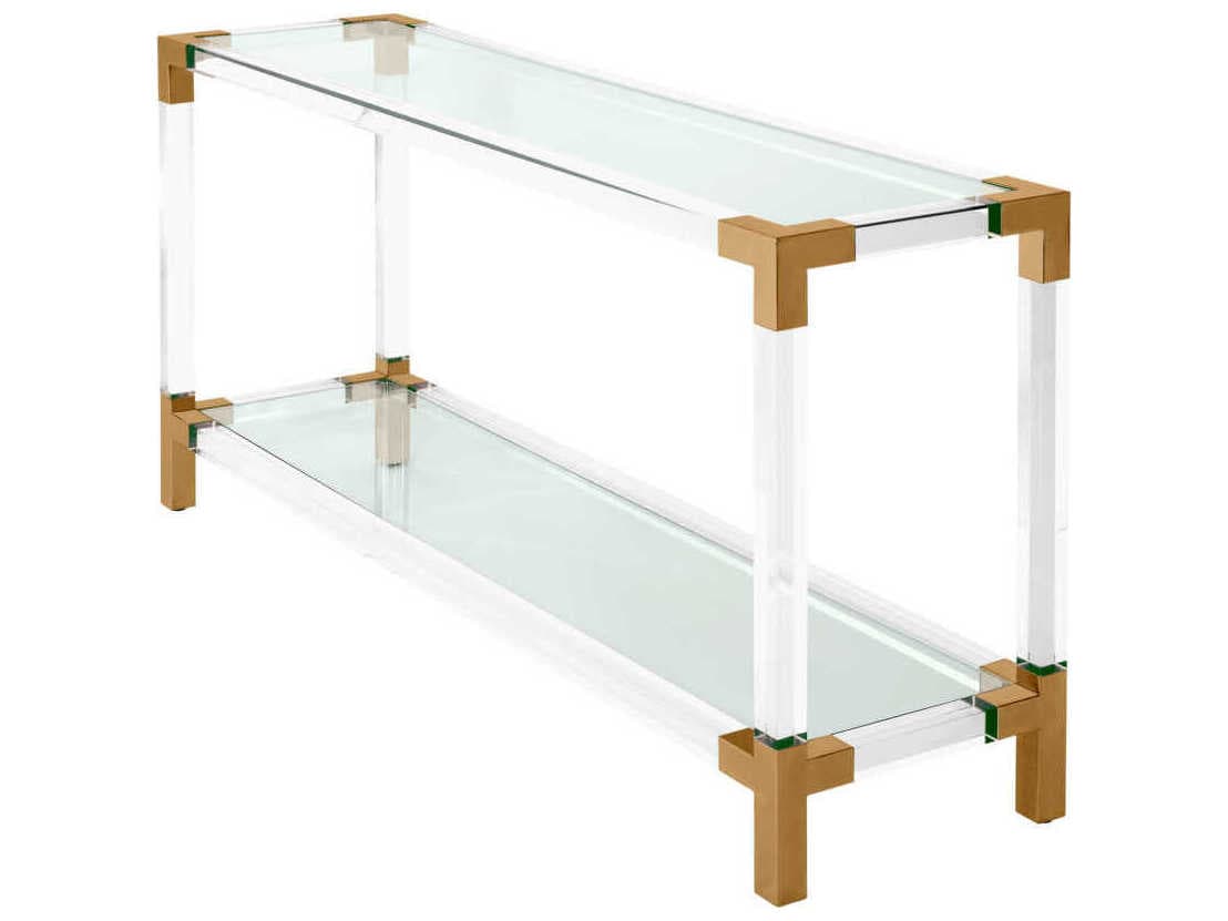 Eichholtz Royalton Brushed Brass Console Table