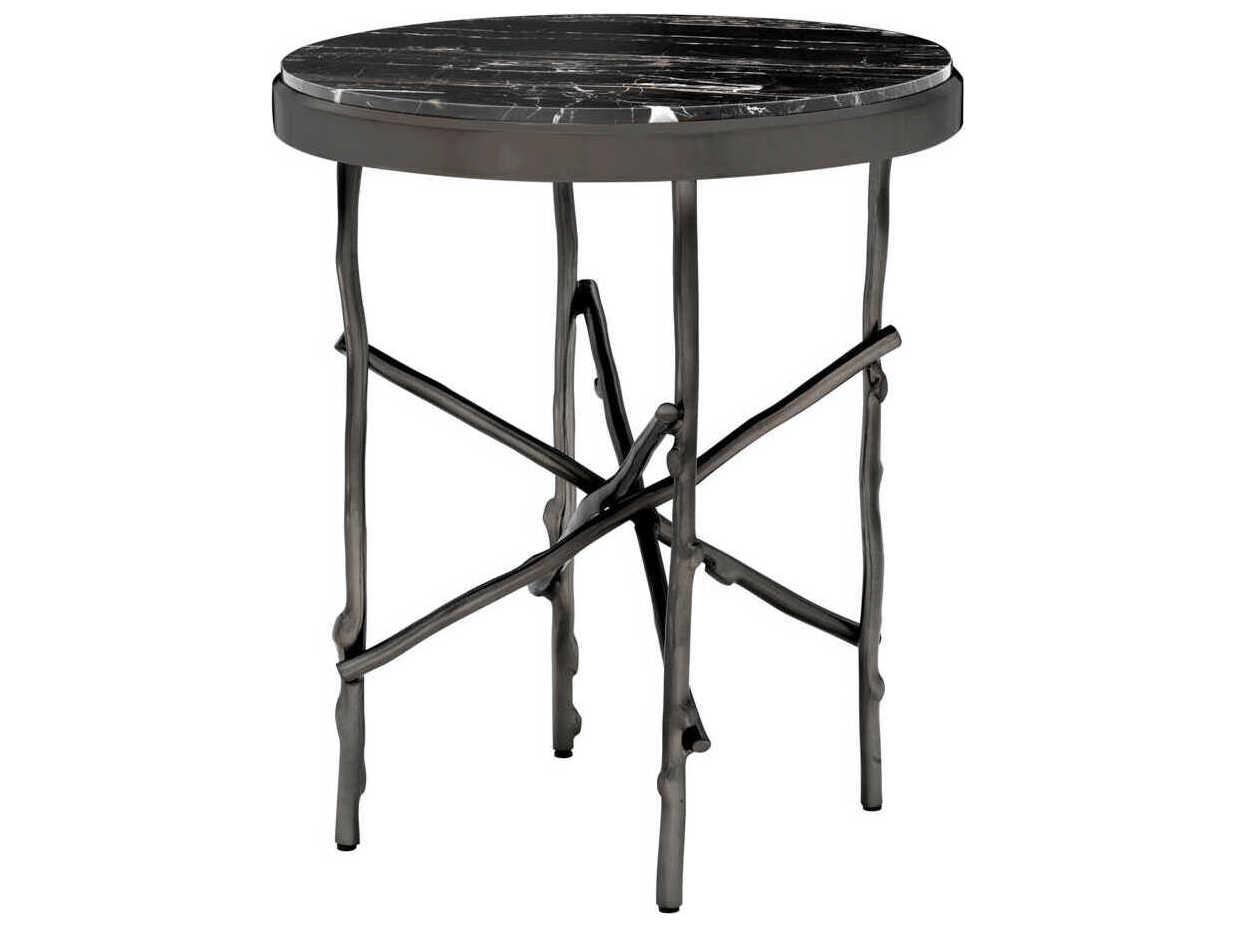 Eichholtz Tomasso Bronze Portoro Marble Side Table