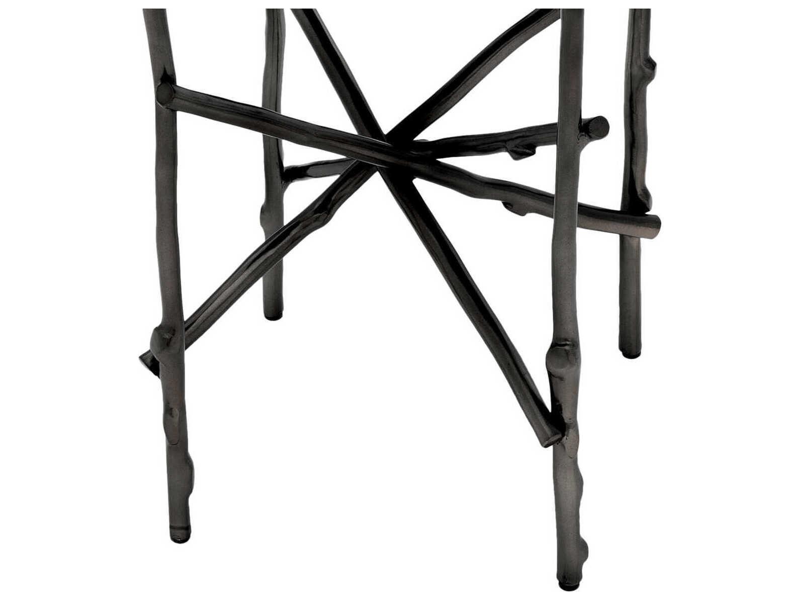 Eichholtz Tomasso Bronze Portoro Marble Side Table