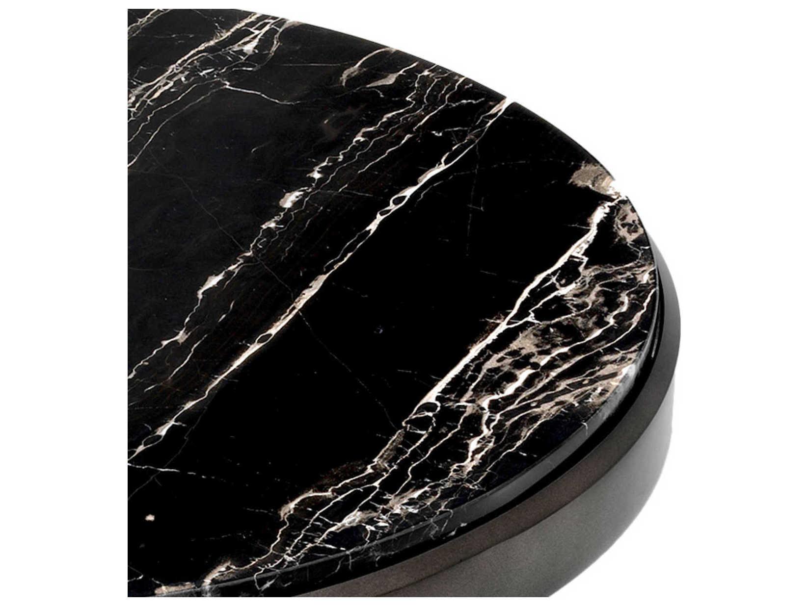 Eichholtz Tomasso Bronze Portoro Marble Side Table