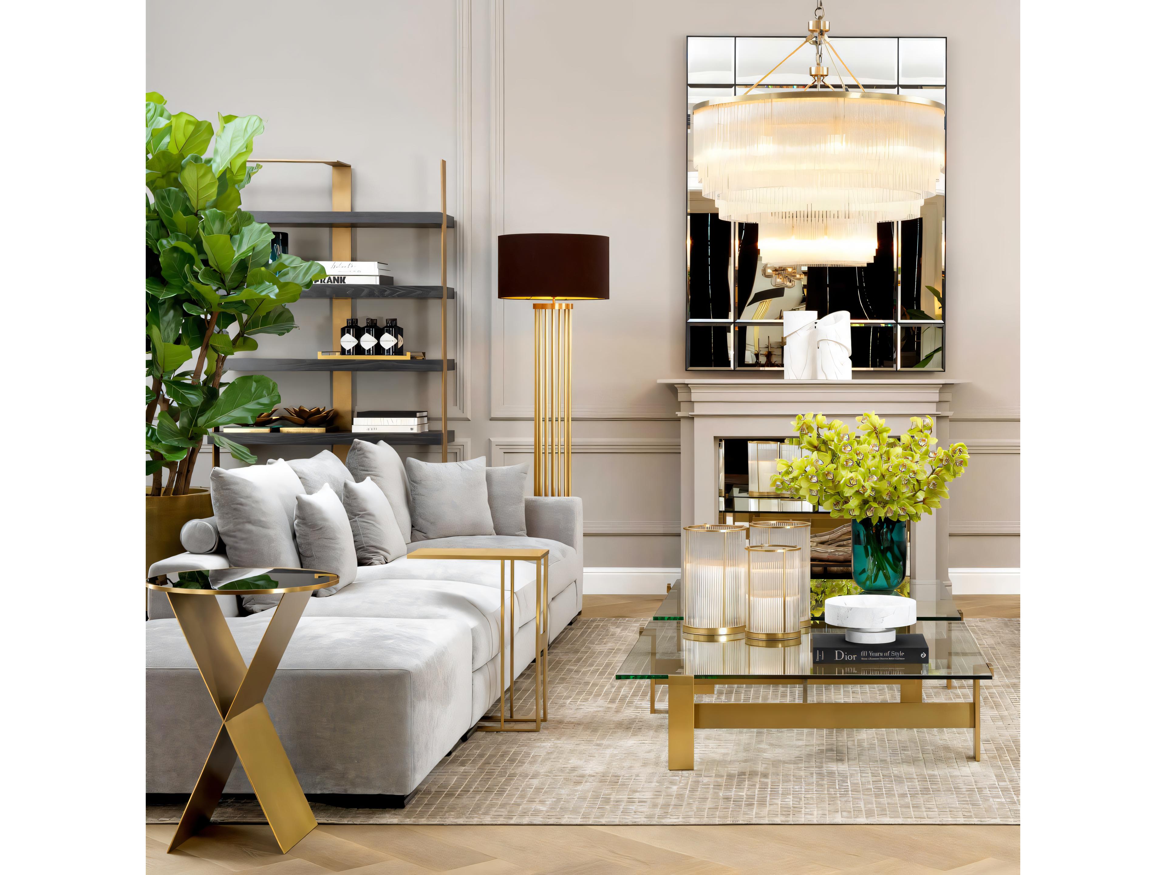 Eichholtz Pierre Gold Side Table