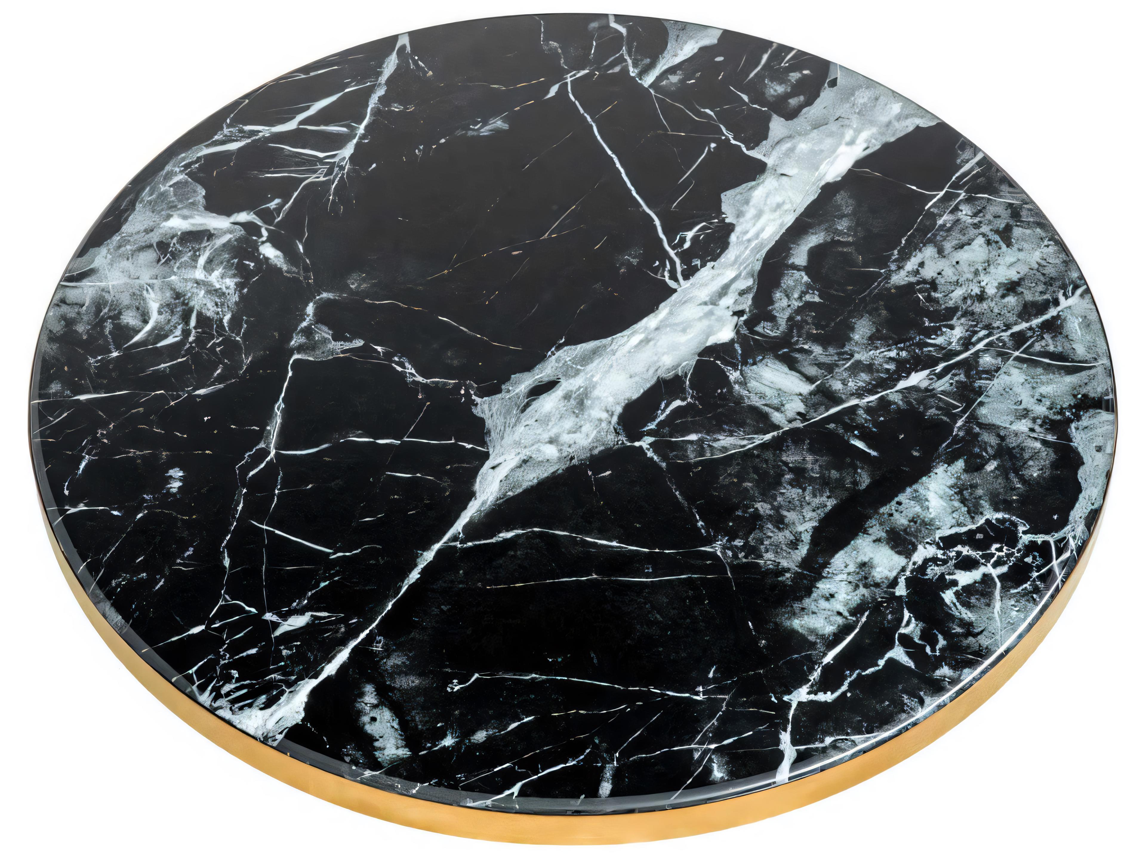 Eichholtz Parme Black Faux Marble Side Table
