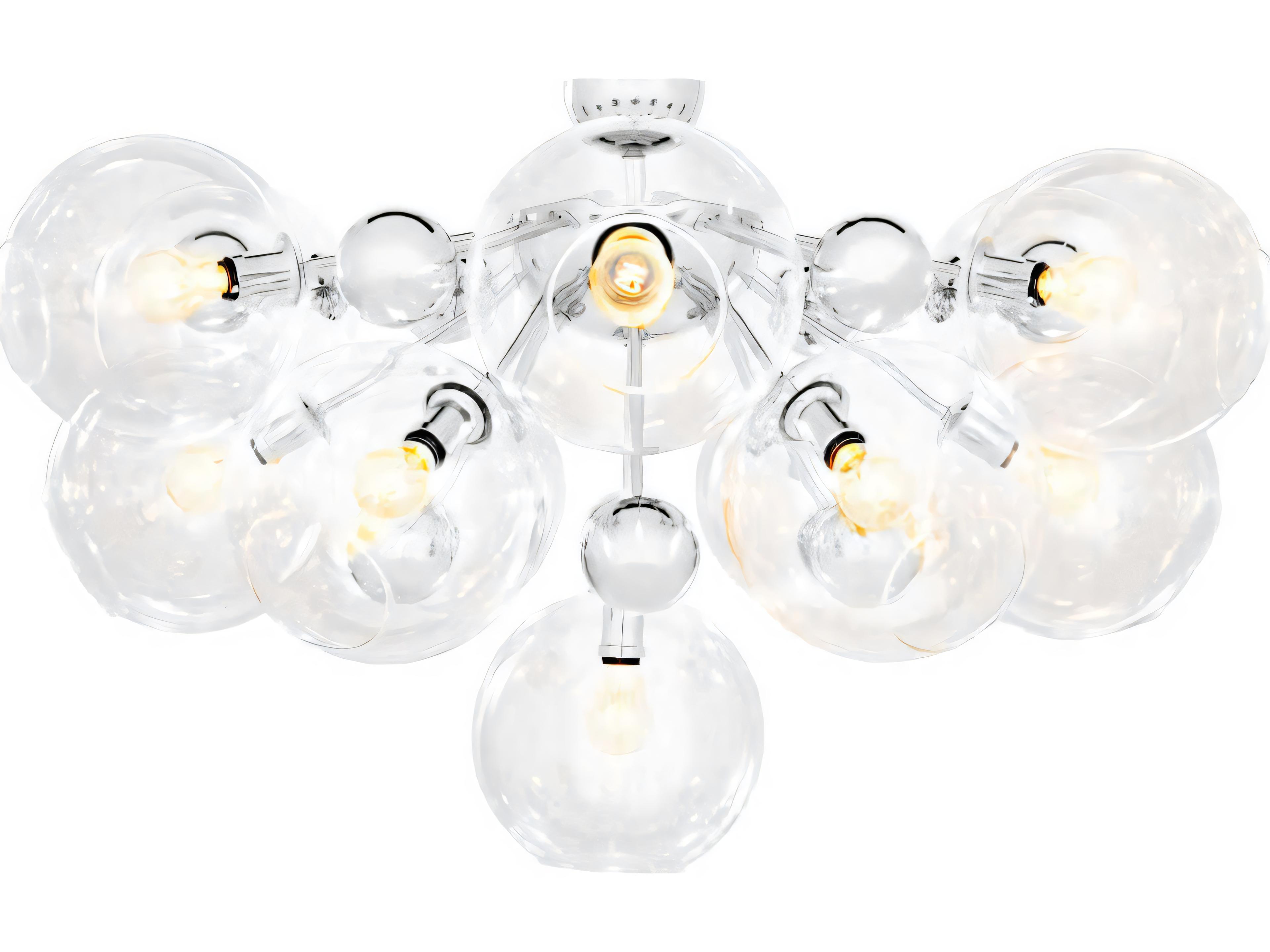 Eichholtz Soleil Nickel Ceiling Lamp