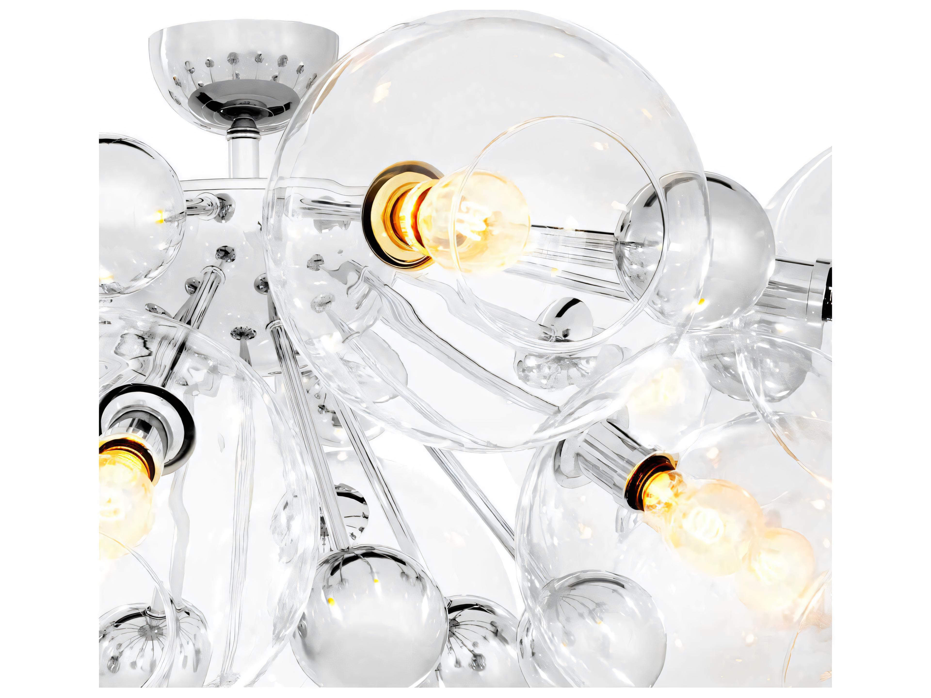 Eichholtz Soleil Nickel Ceiling Lamp