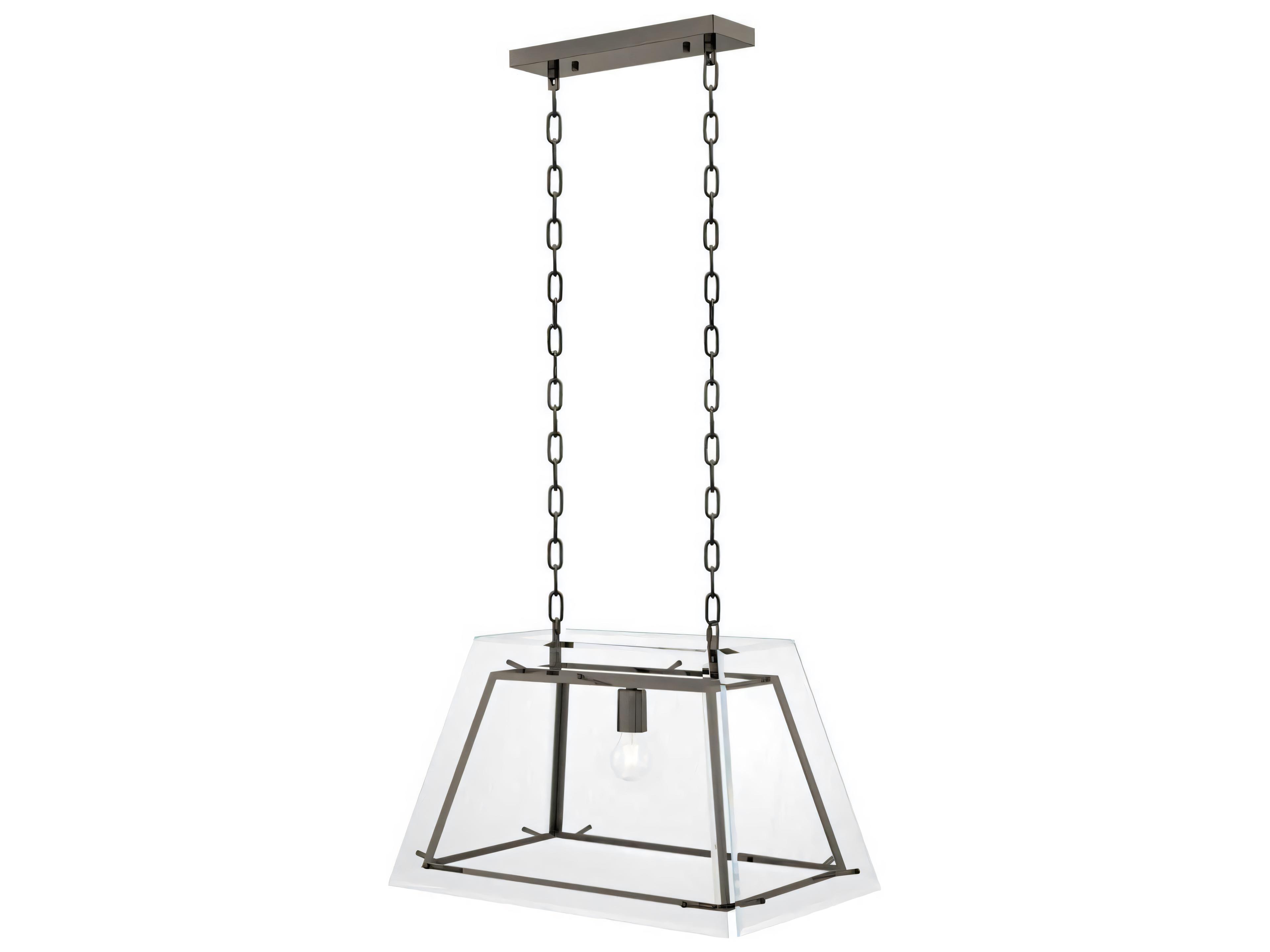 Eichholtz Azure S Bronze Bevelled Glass Chandelier