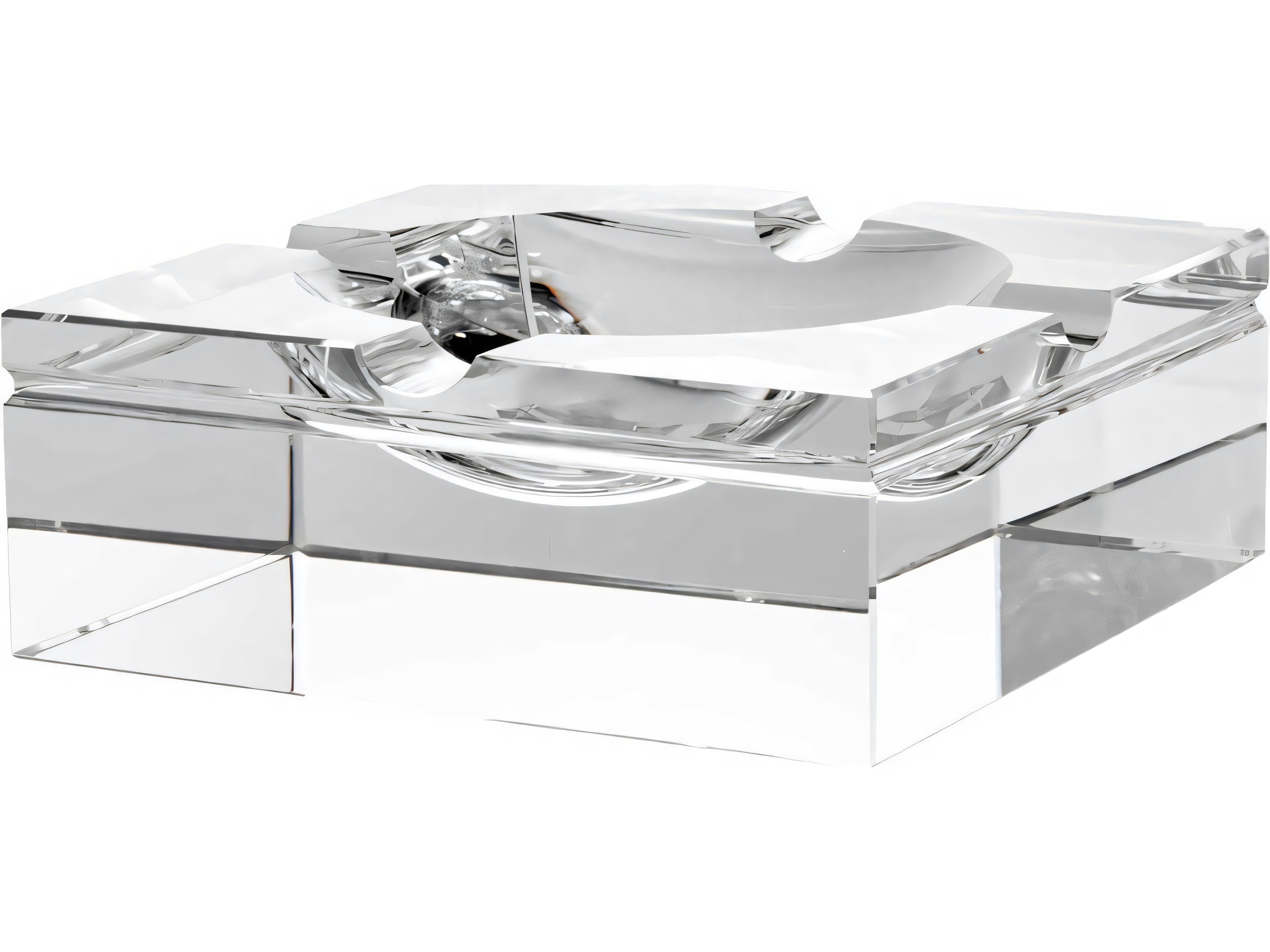 Eichholtz Acolyte Crystal Glass Ashtray