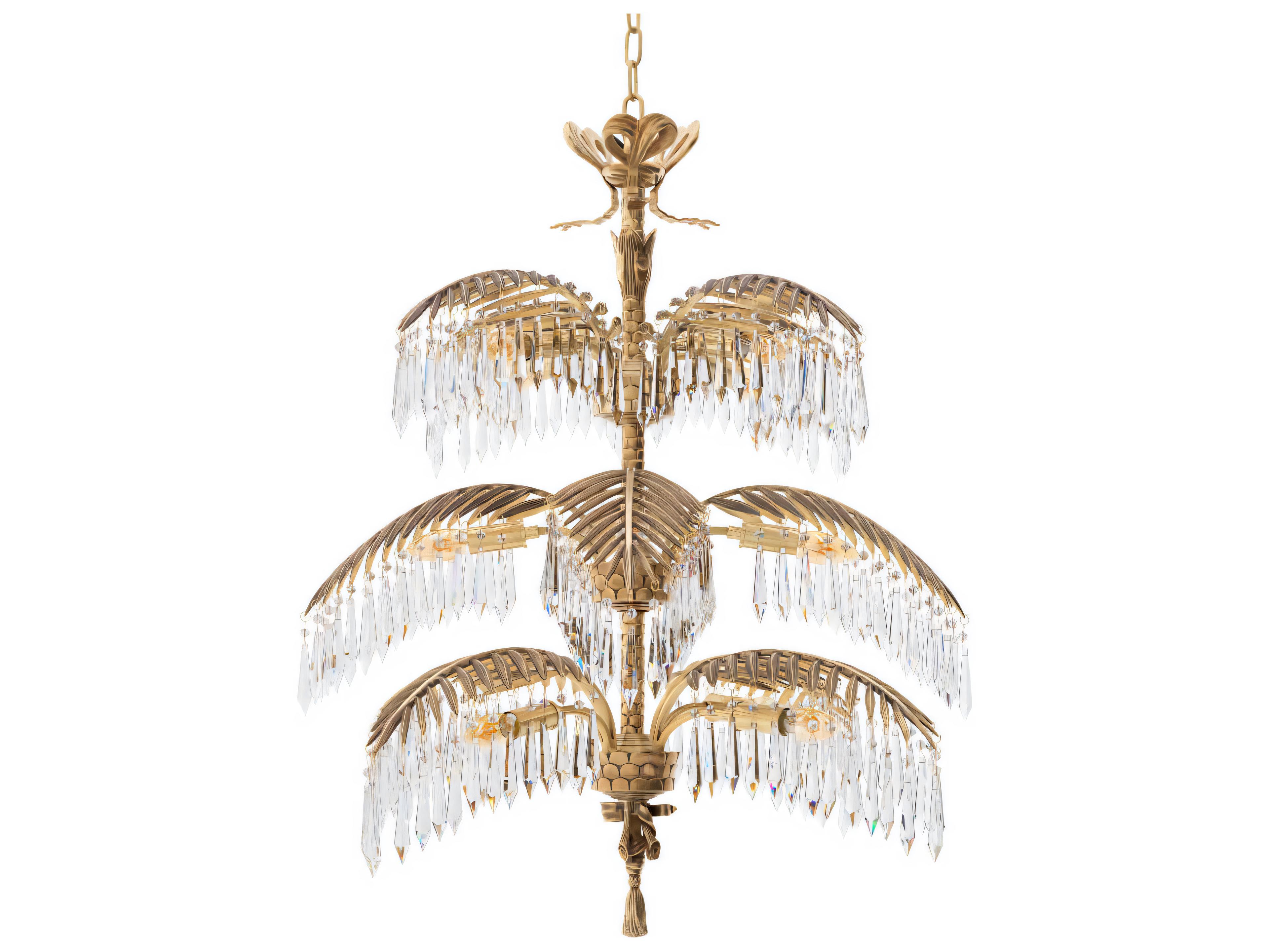 Eichholtz Hildebrandt L Vintage Brass Chandelier