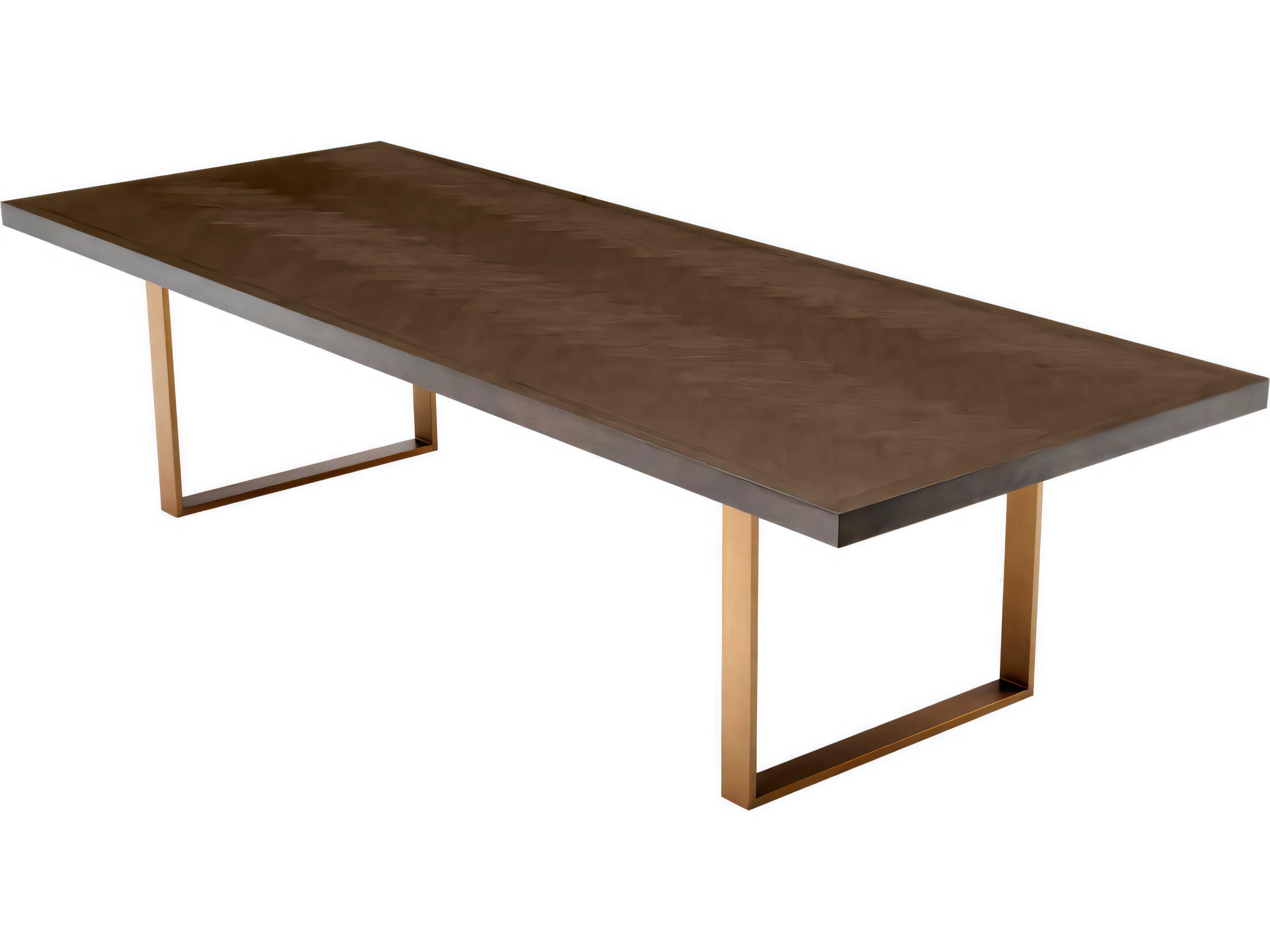 Eichholtz Melchior Brown Oak Veneer Cm Dining Table