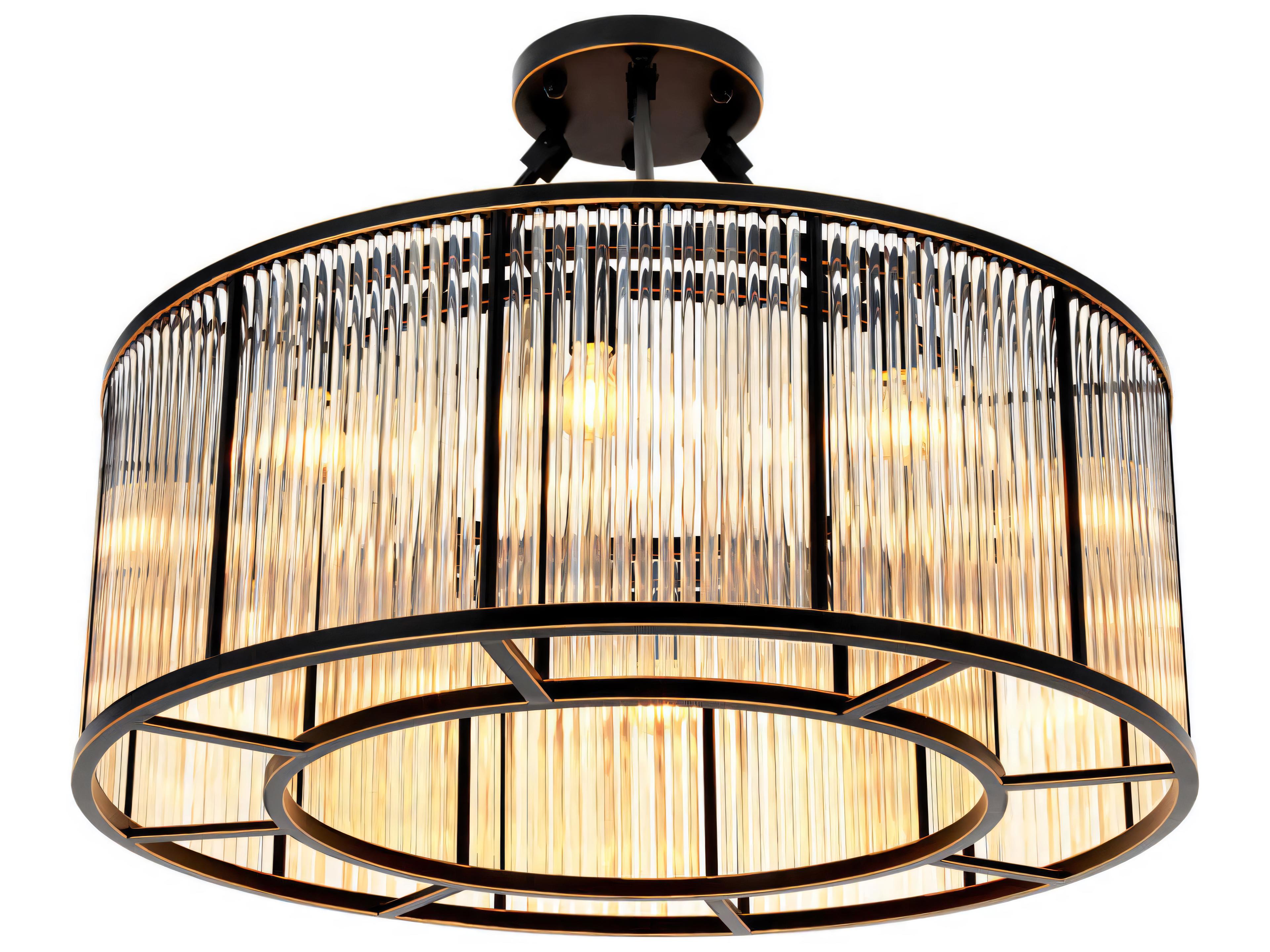 Eichholtz Bernardi L Bronze Highlight Ceiling Lamp