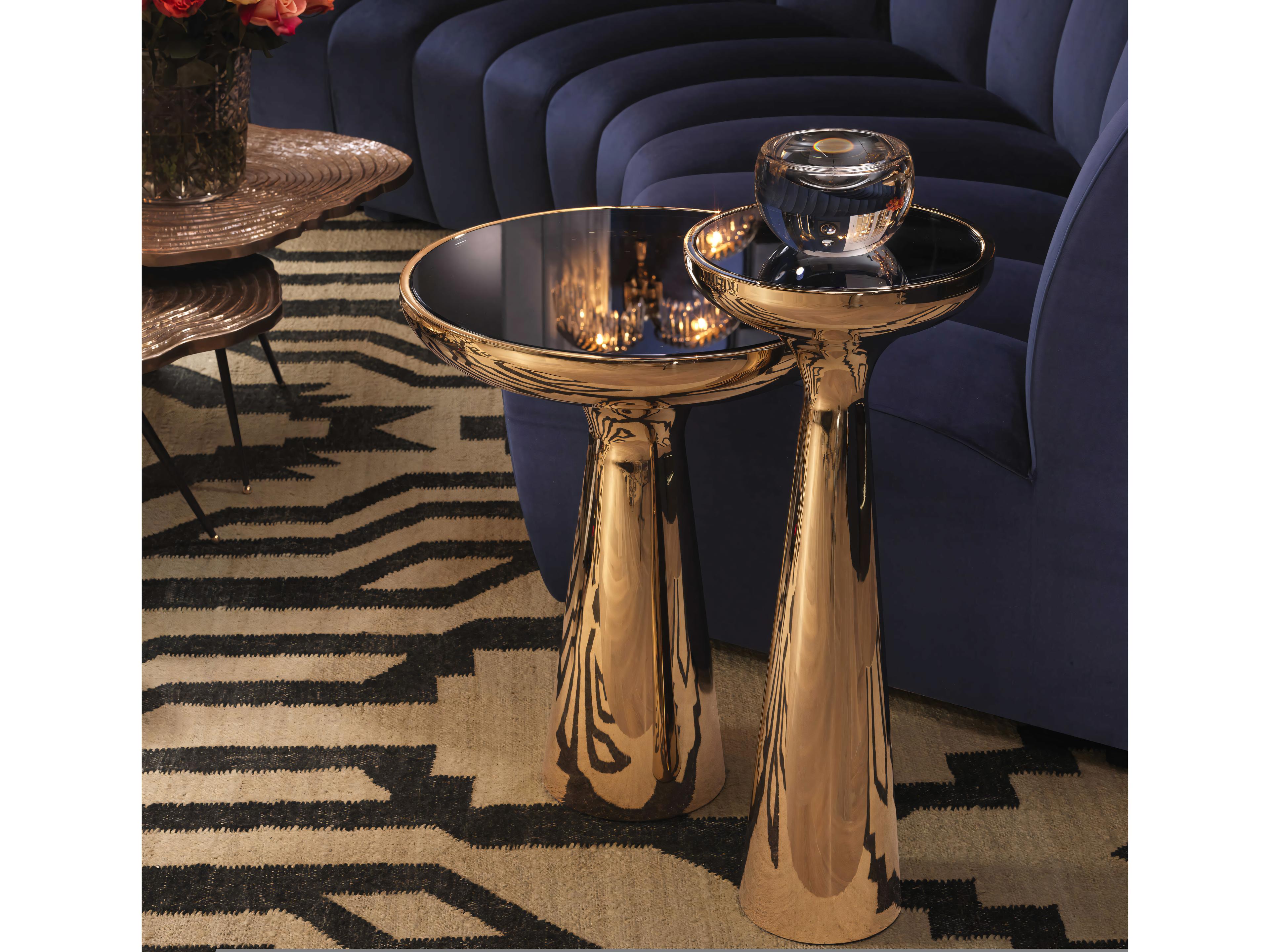 Eichholtz Lindos Low Gold Side Table