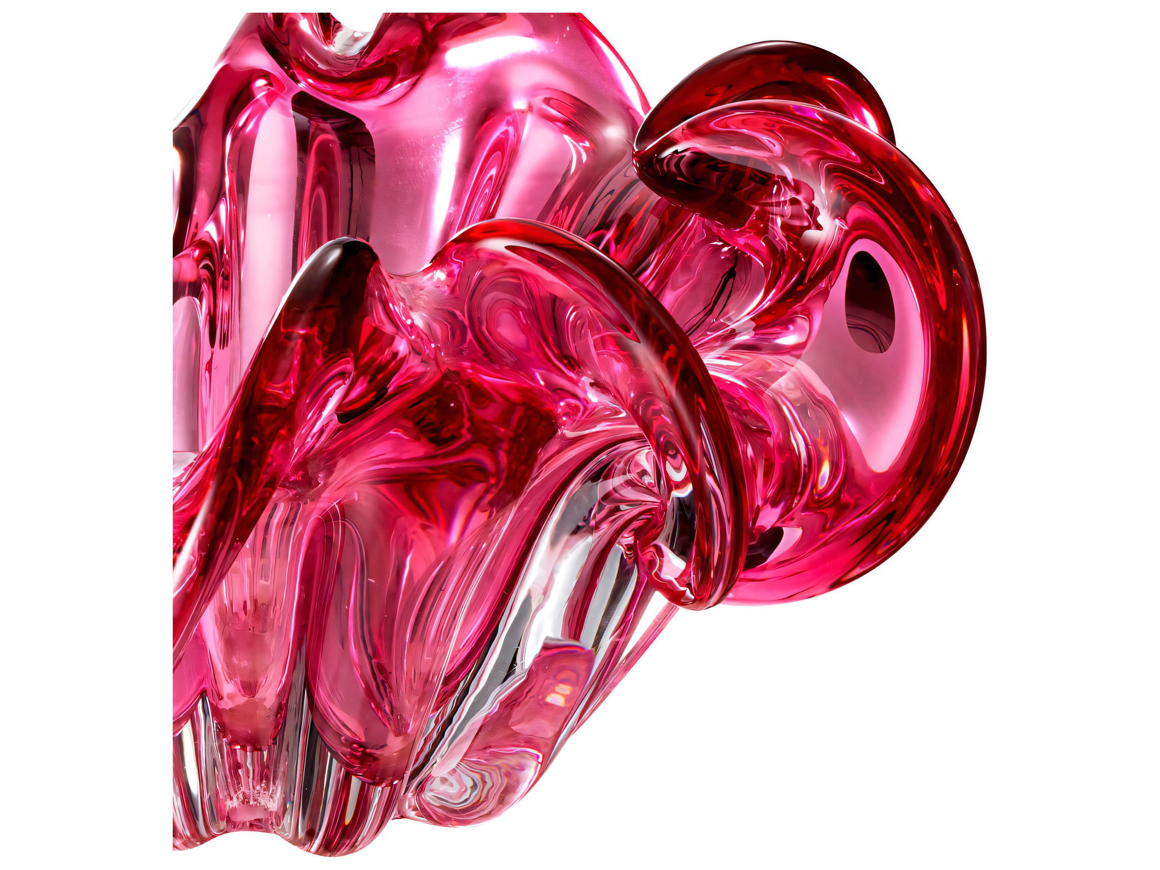 Eichholtz Triada Pink Glass Bowl